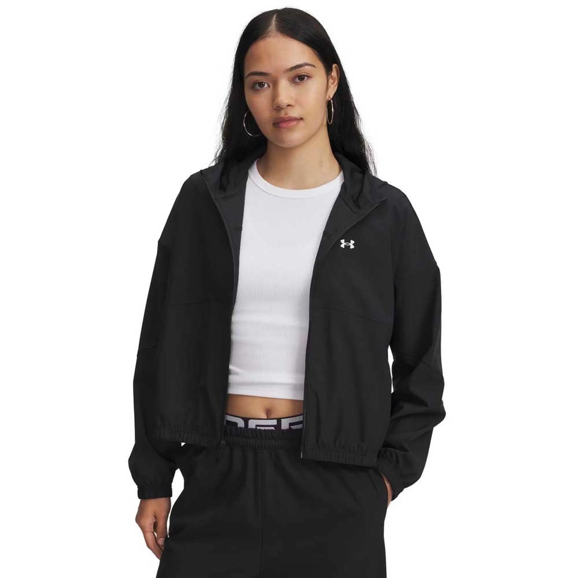 Under Armour  Rival Woven Women's Jacket Black / Black / White XL