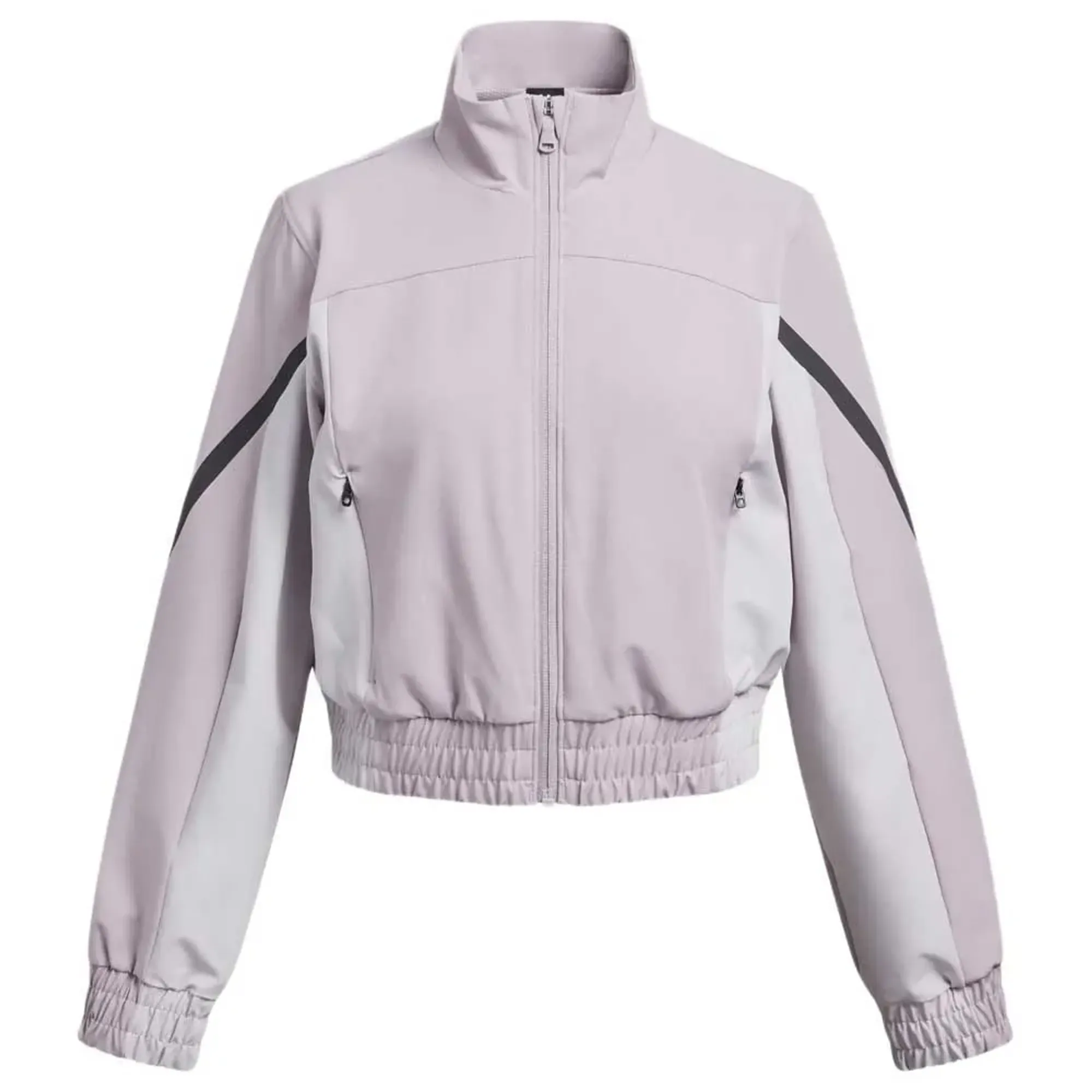 Under Armour  Unstoppable Girls' Crop Jacket Gray Dawn / Gray Matter / Black YLG (59 - 63 in)