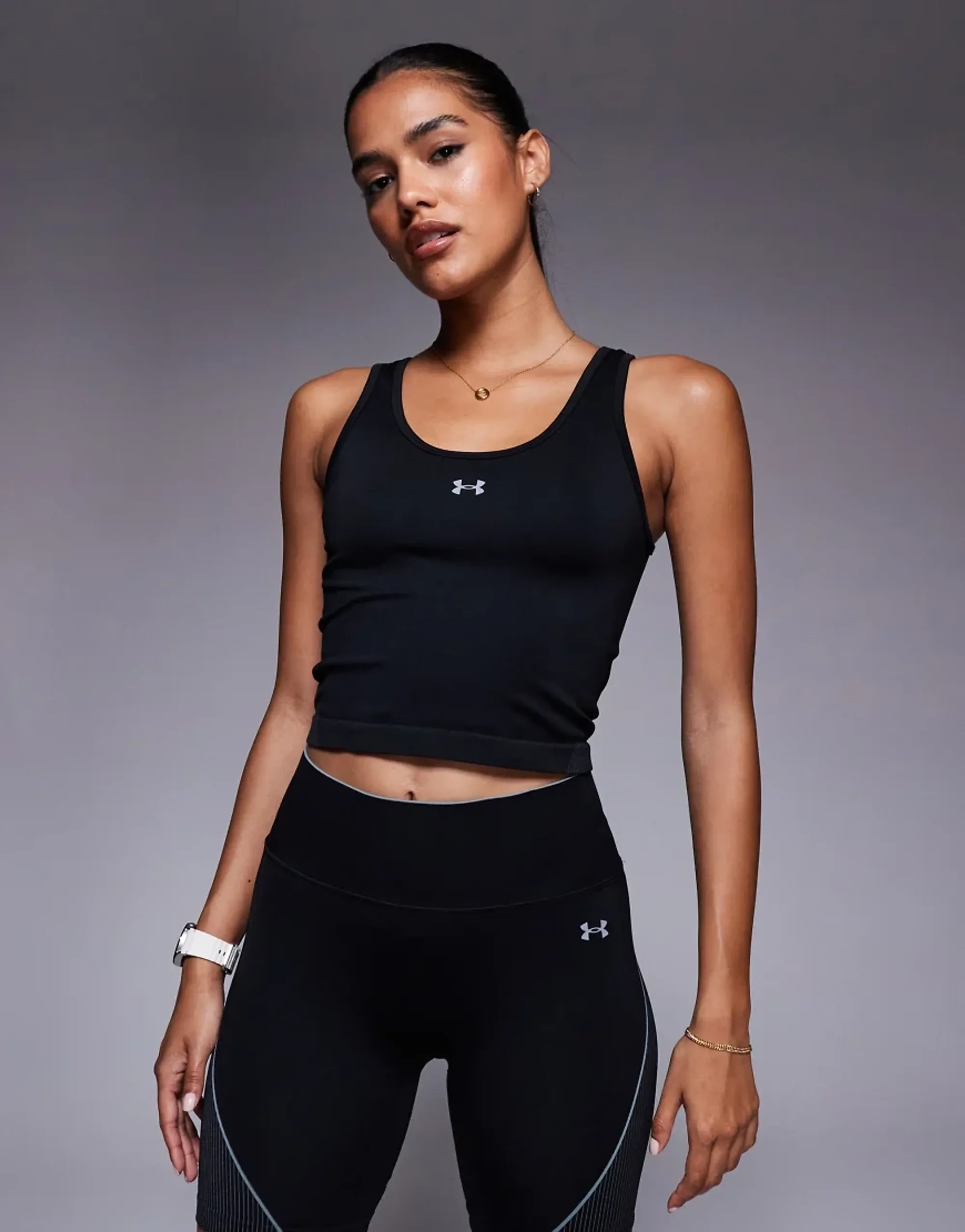 Under Armour  Vanish Seamless Women's Tank Black / Steel / Steel L