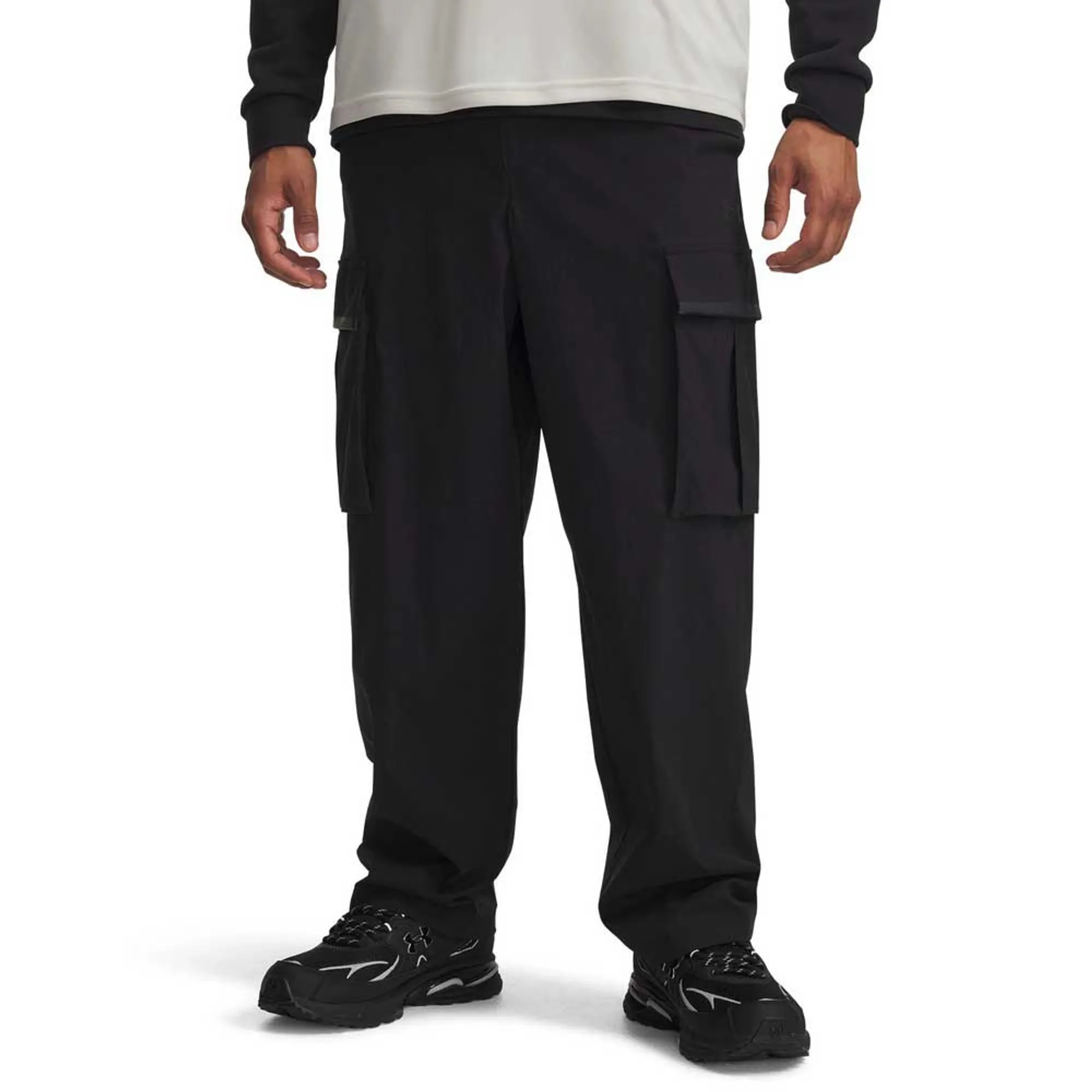 Under Armour  Unstoppable Textured Woven Men's Cargo Pants Black / Black L