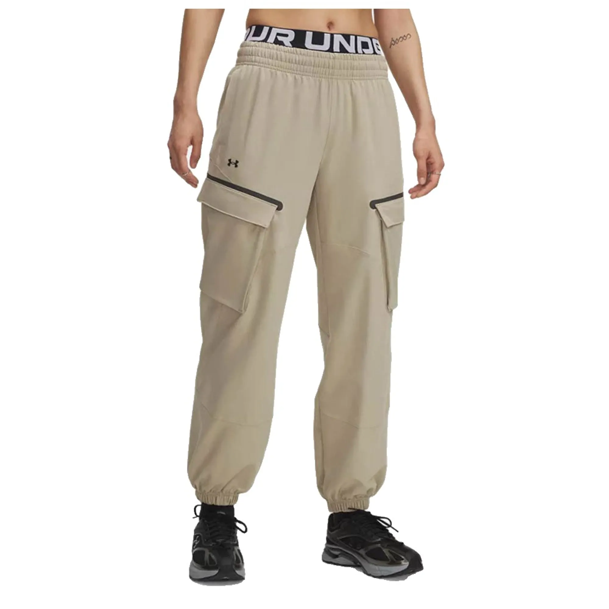 Under Armour  Unstoppable Women's Cargo Pants City Khaki / Black L