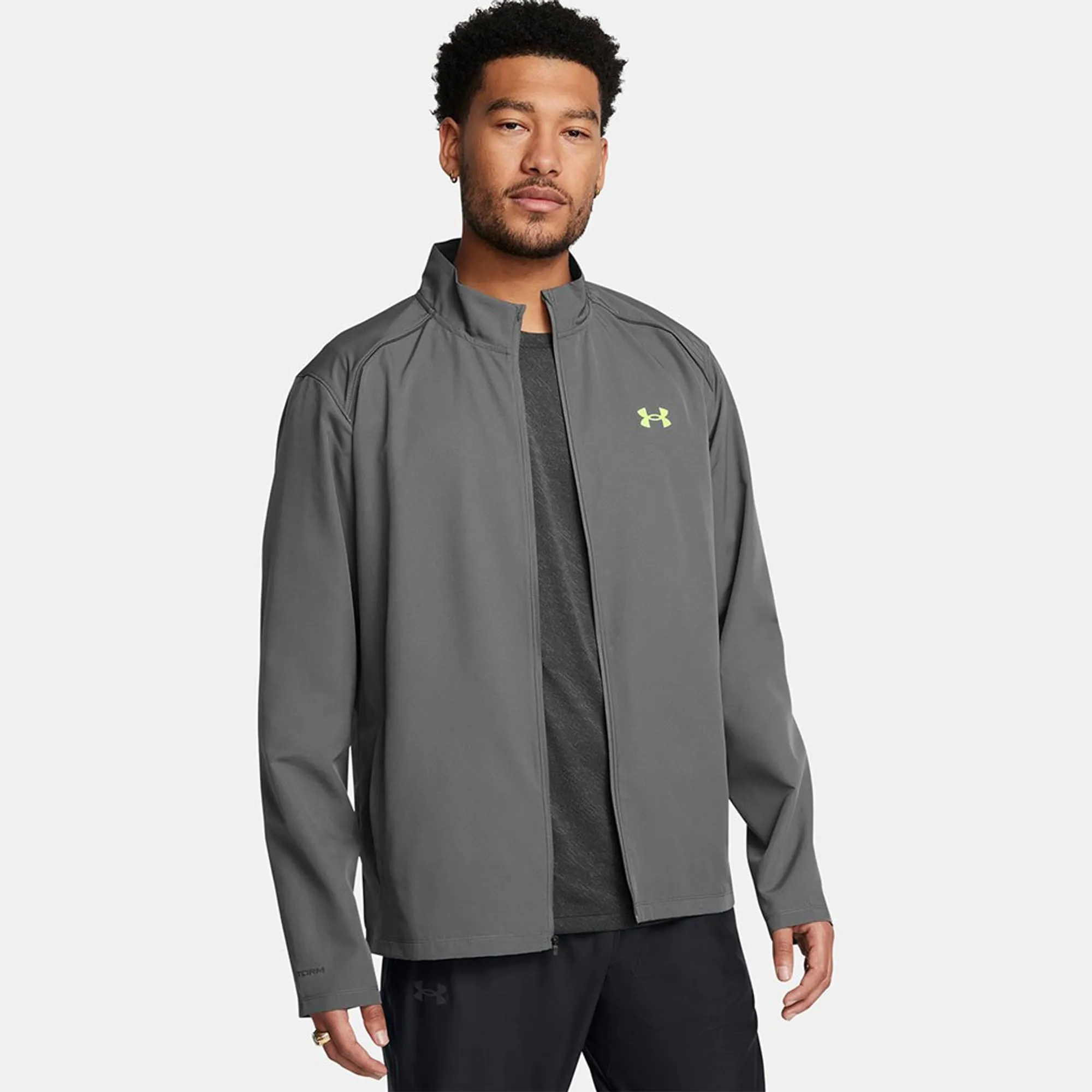 Under Armour Launch Men's Jacket Castlerock / Jet Gray / Reflective XL