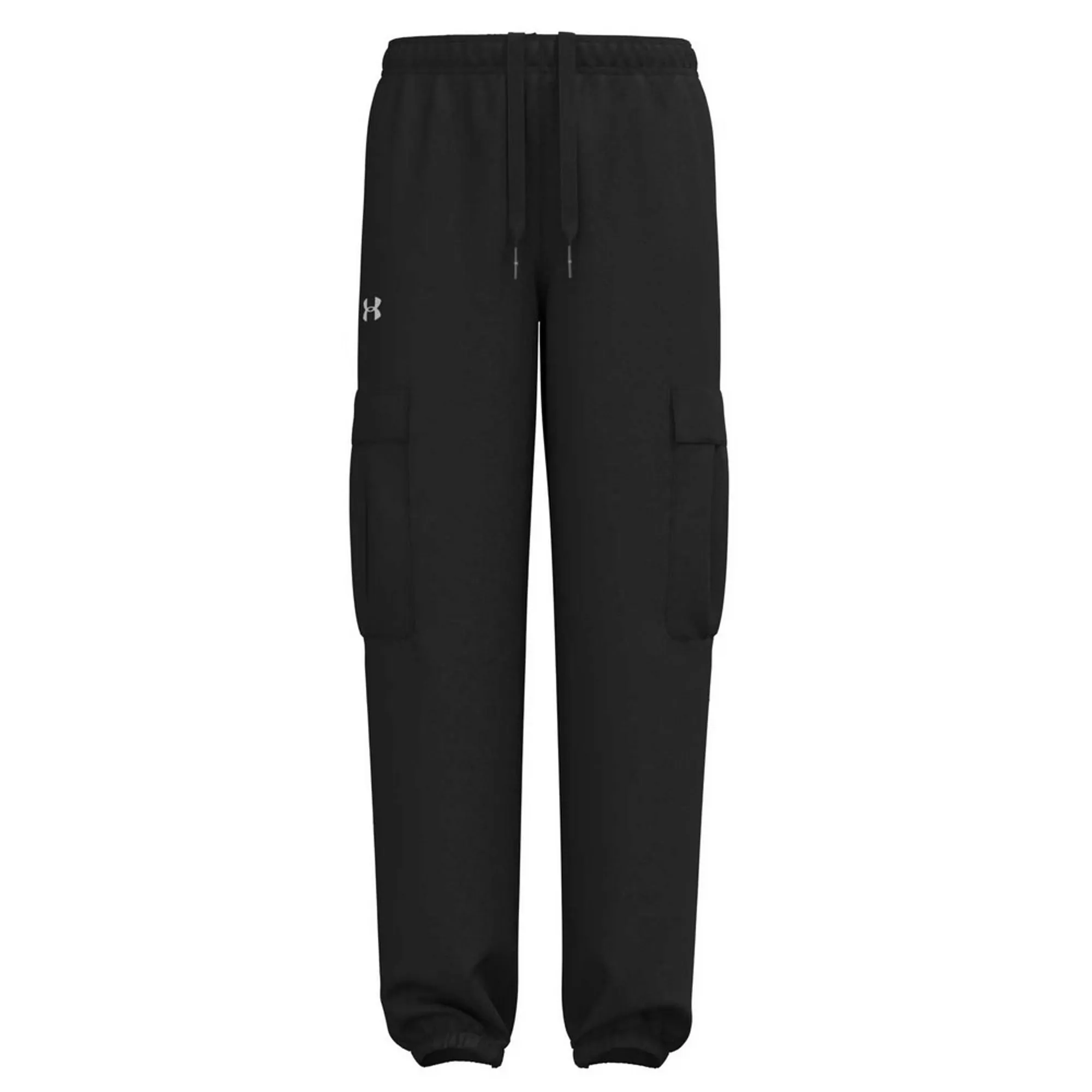 Under Armour  Rival Woven Girls' Cargo Pants Black / White YLG (59 - 63 in)