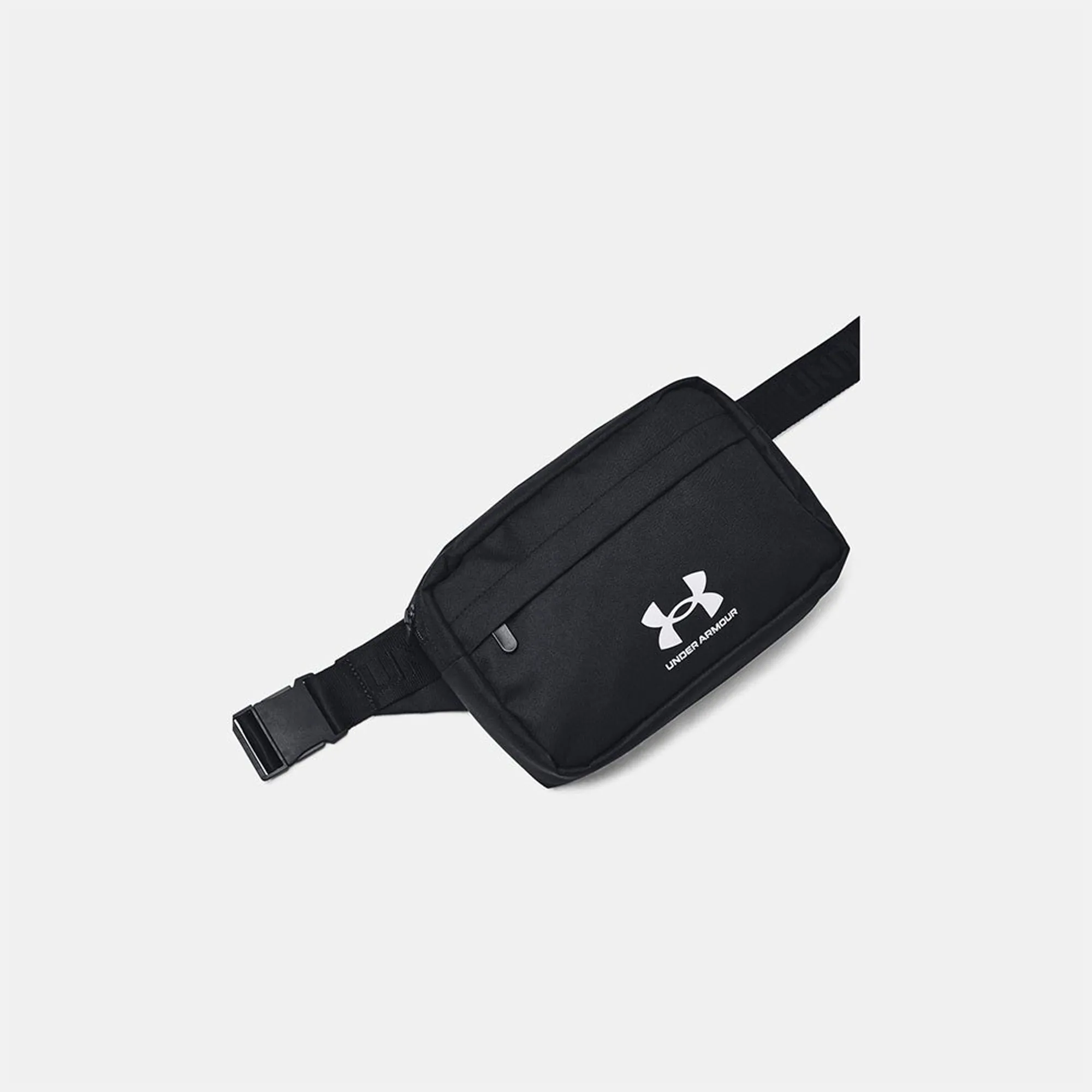 Under Armour  Essential Lite Waist Bag Crossbody Black / White OSFM