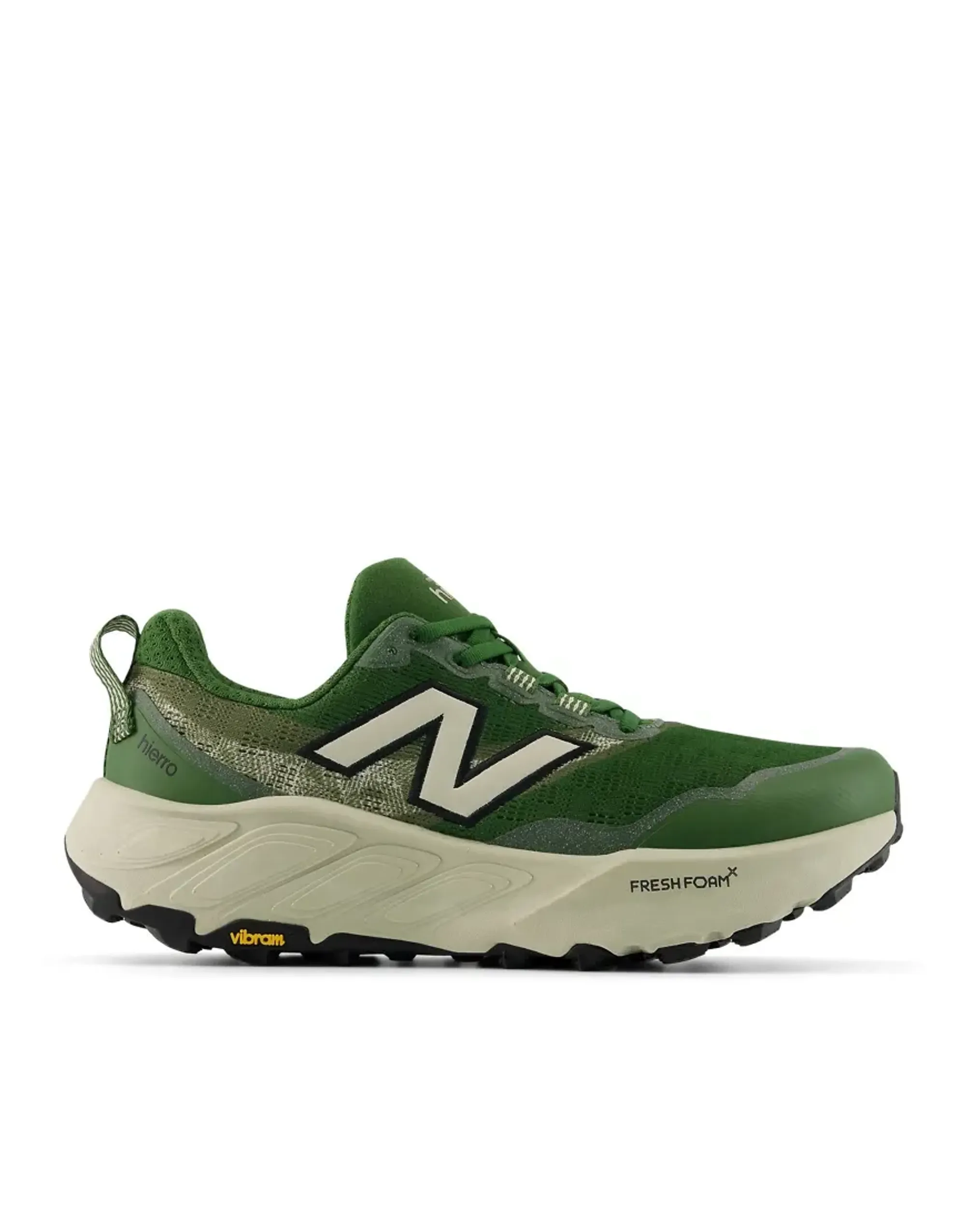 New Balance Men's Fresh Foam X Hierro v9 in Green/Grey/Black Synthetic