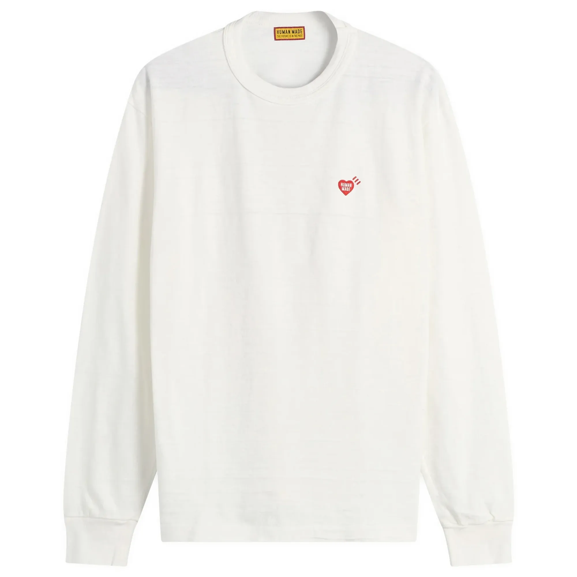 Human Made Men's Polar Bear Graphic Longsleeve T-Shirt White