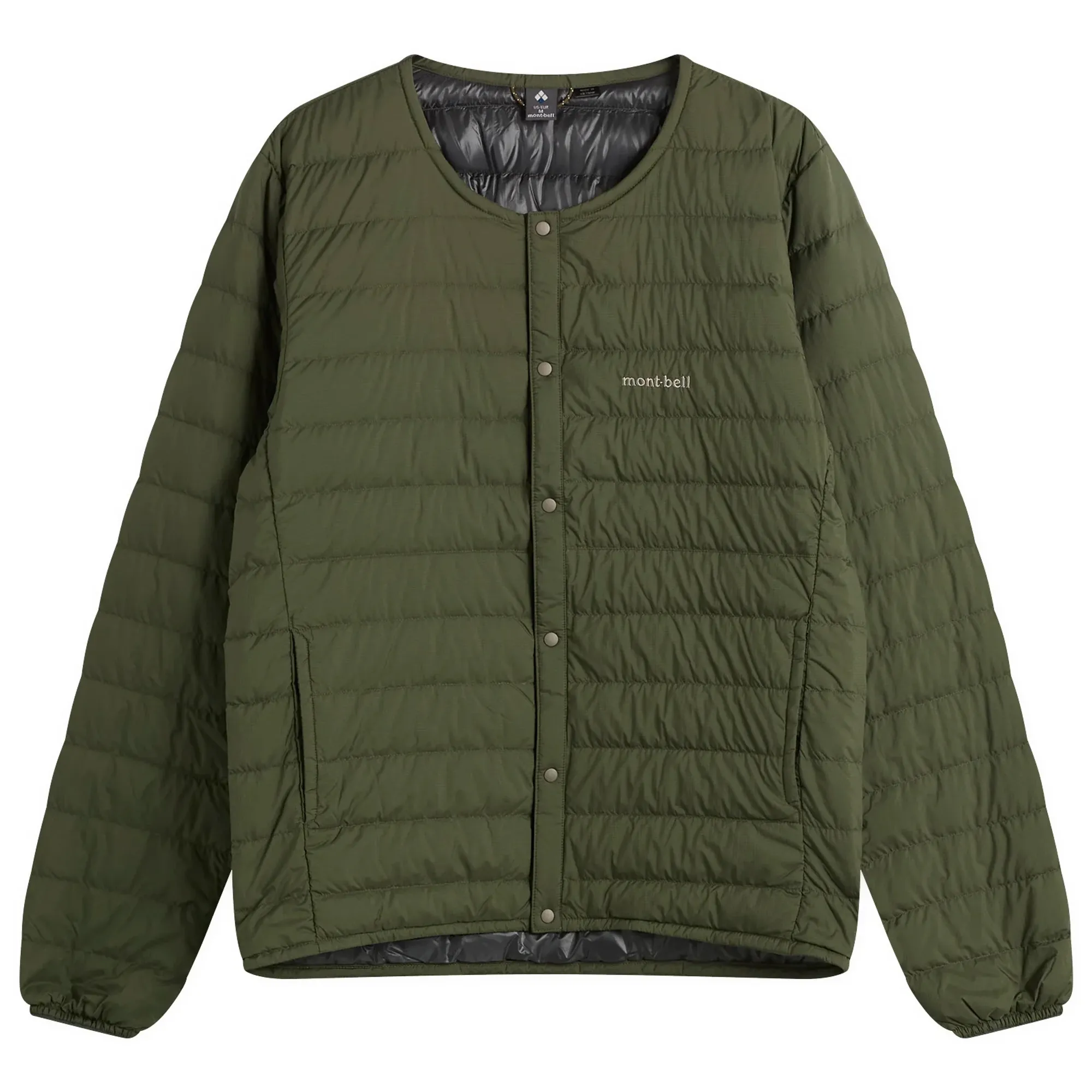 Montbell Men's Superior Down Round Neck Jacket Dark Green