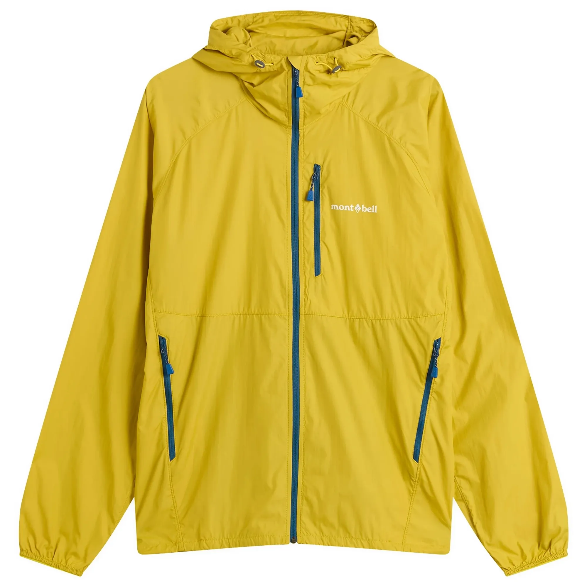 Montbell Men's Wind Blast Hooded Jacket Yellow