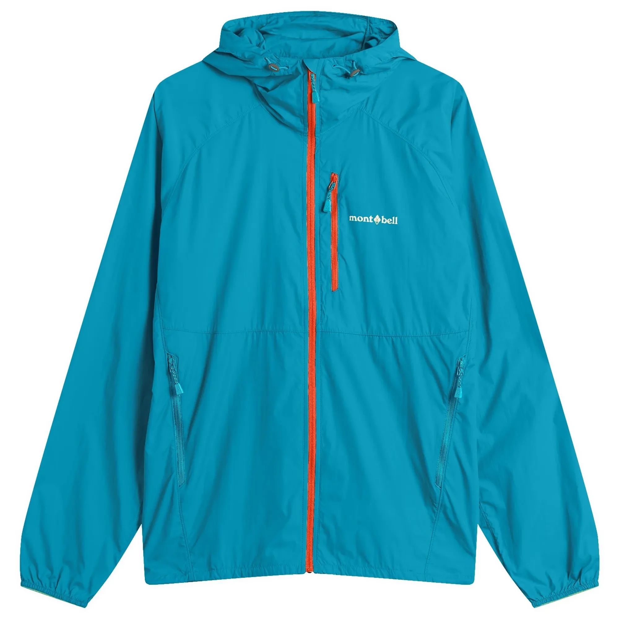 Montbell Men's Wind Blast Hooded Jacket Turquoise
