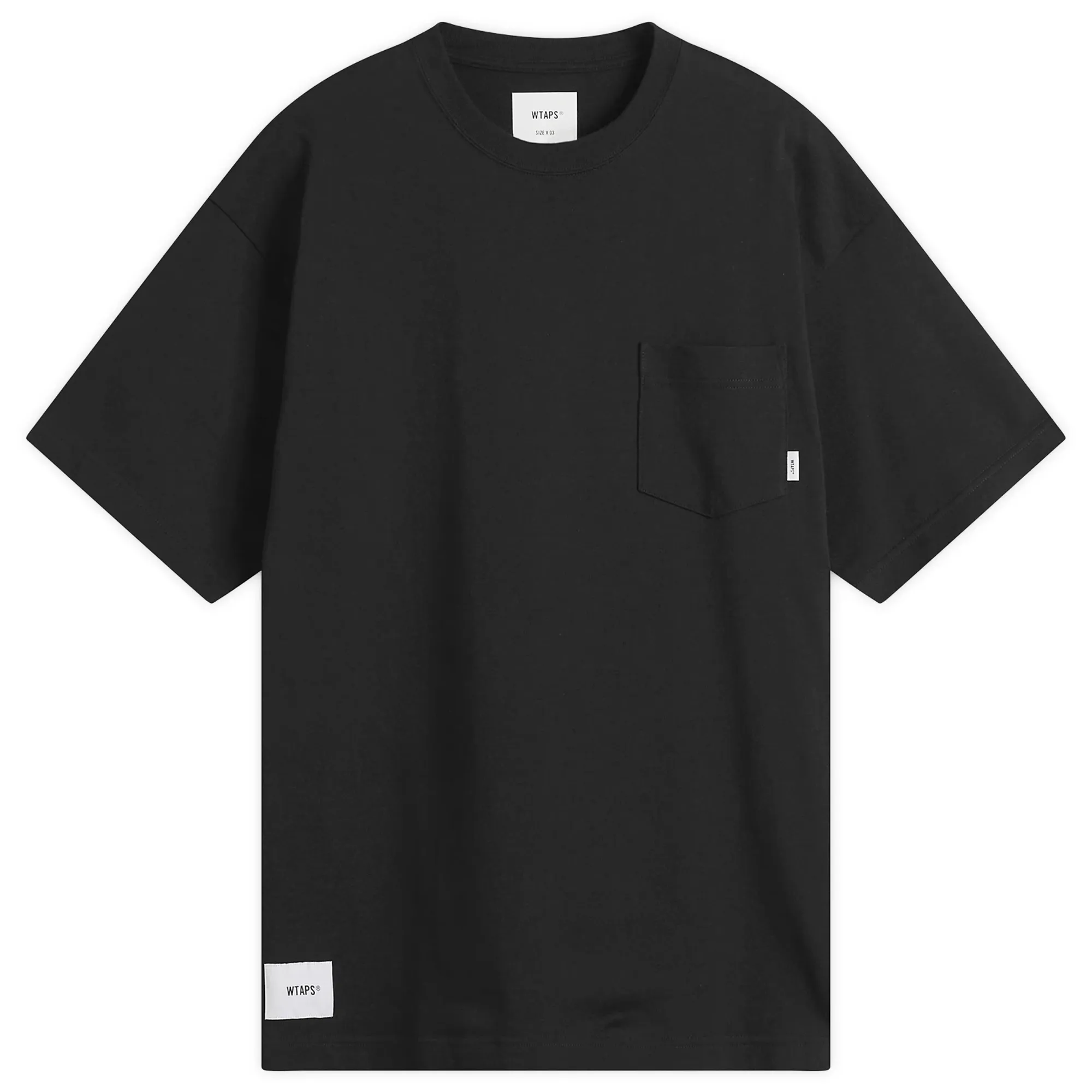 WTAPS Men's All Pocket T-Shirt Black