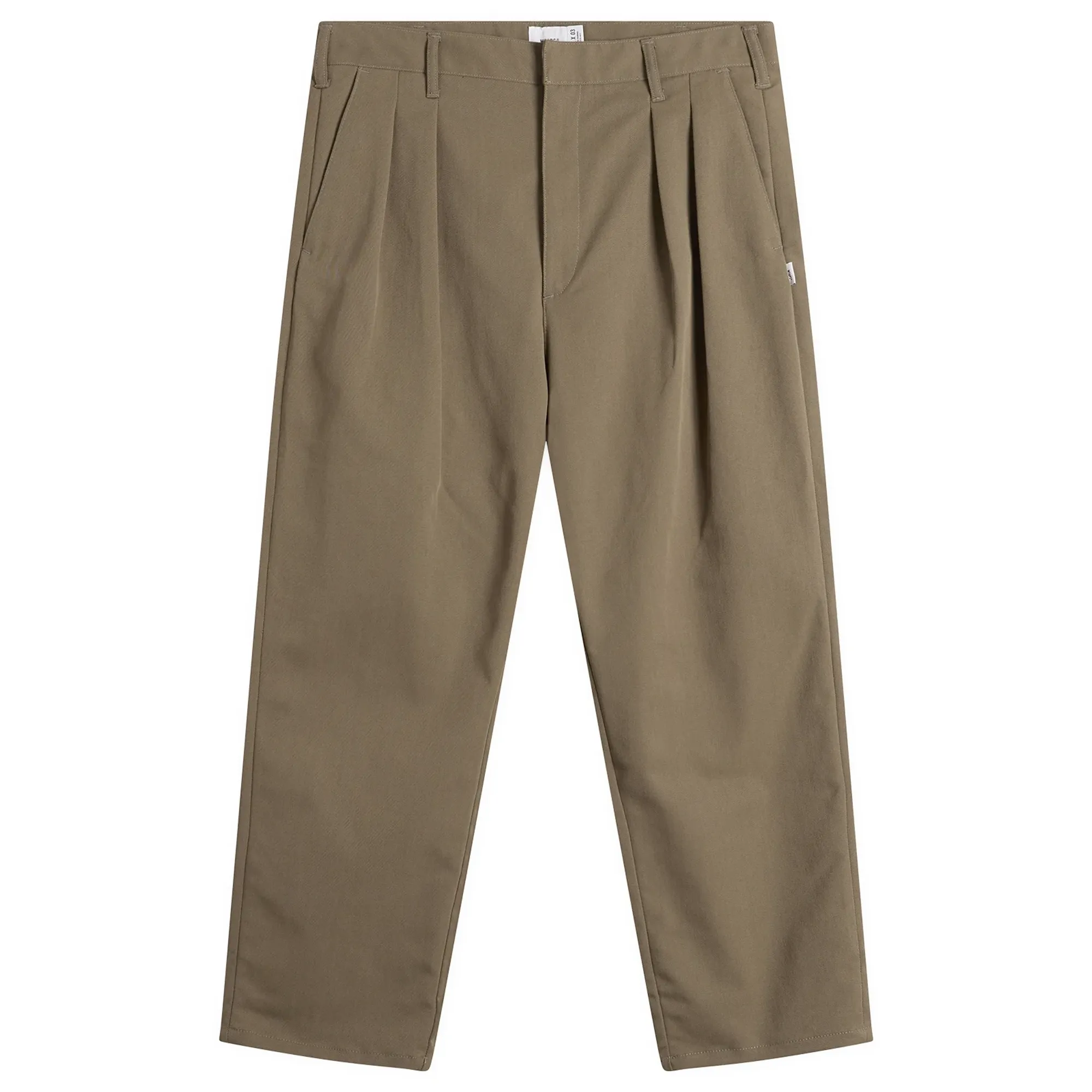 WTAPS Men's Two Tuck Trousers Beige