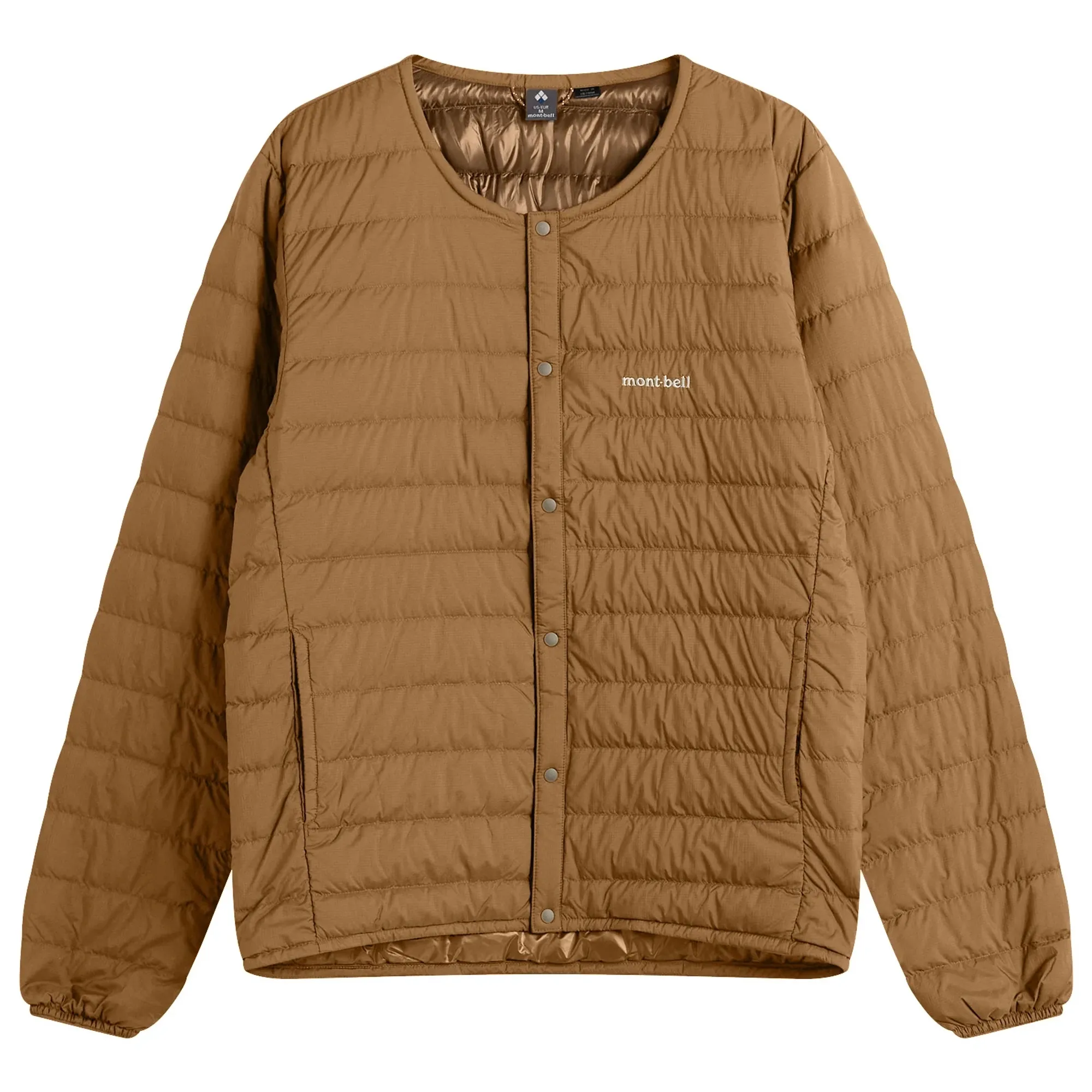 Montbell Men's Superior Down Round Neck Jacket Tan