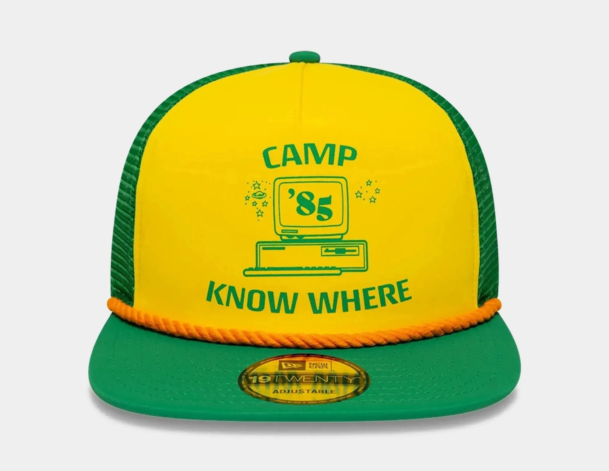 New Era Cap New Era x Stranger Things Camp Know Where 19TWENTY Cap, Green