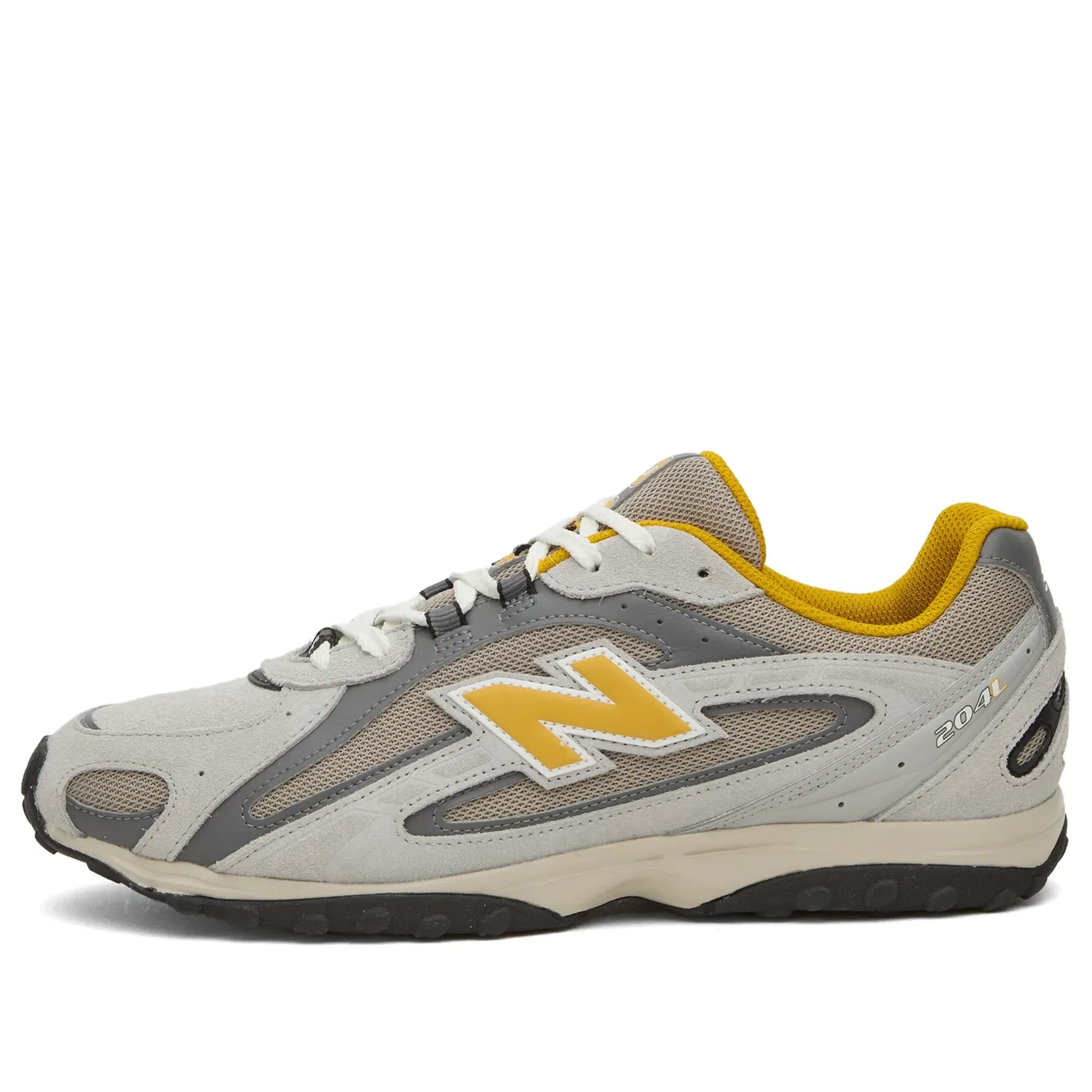 New Balance Unisex 204L in Grey/Yellow Synthetic