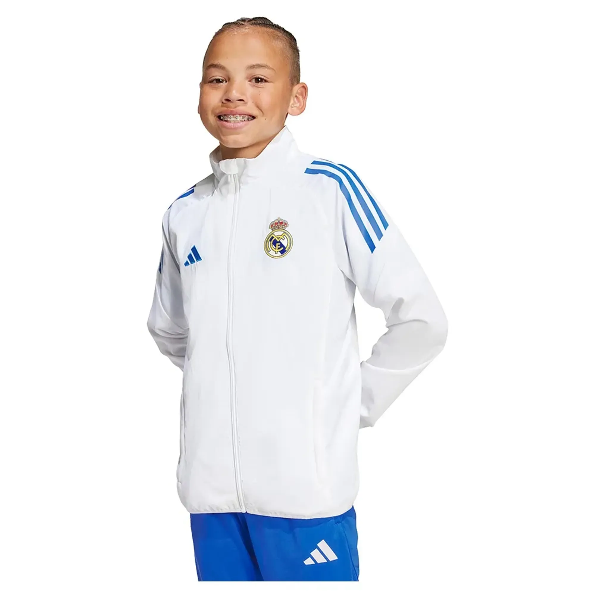 Adidas Real Madrid Tiro 25/26 Competition Presentation Junior Jacket