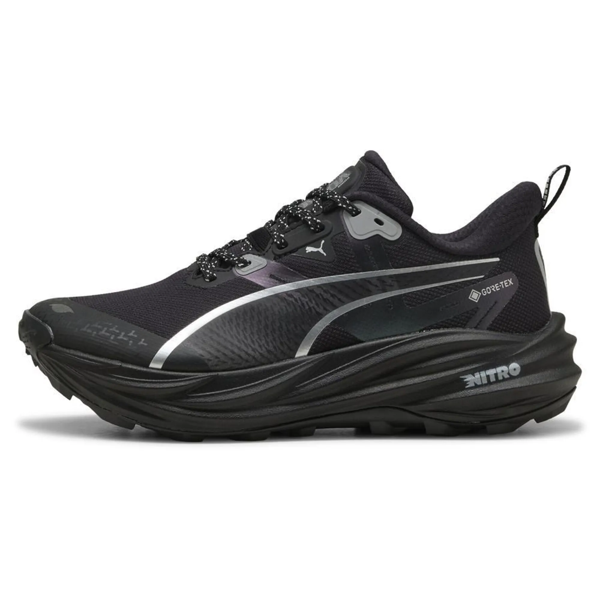 PUMA Voyage Nitroâ¢ 4 Gtx Trail Running Shoes Women, Black/Silver, size 3