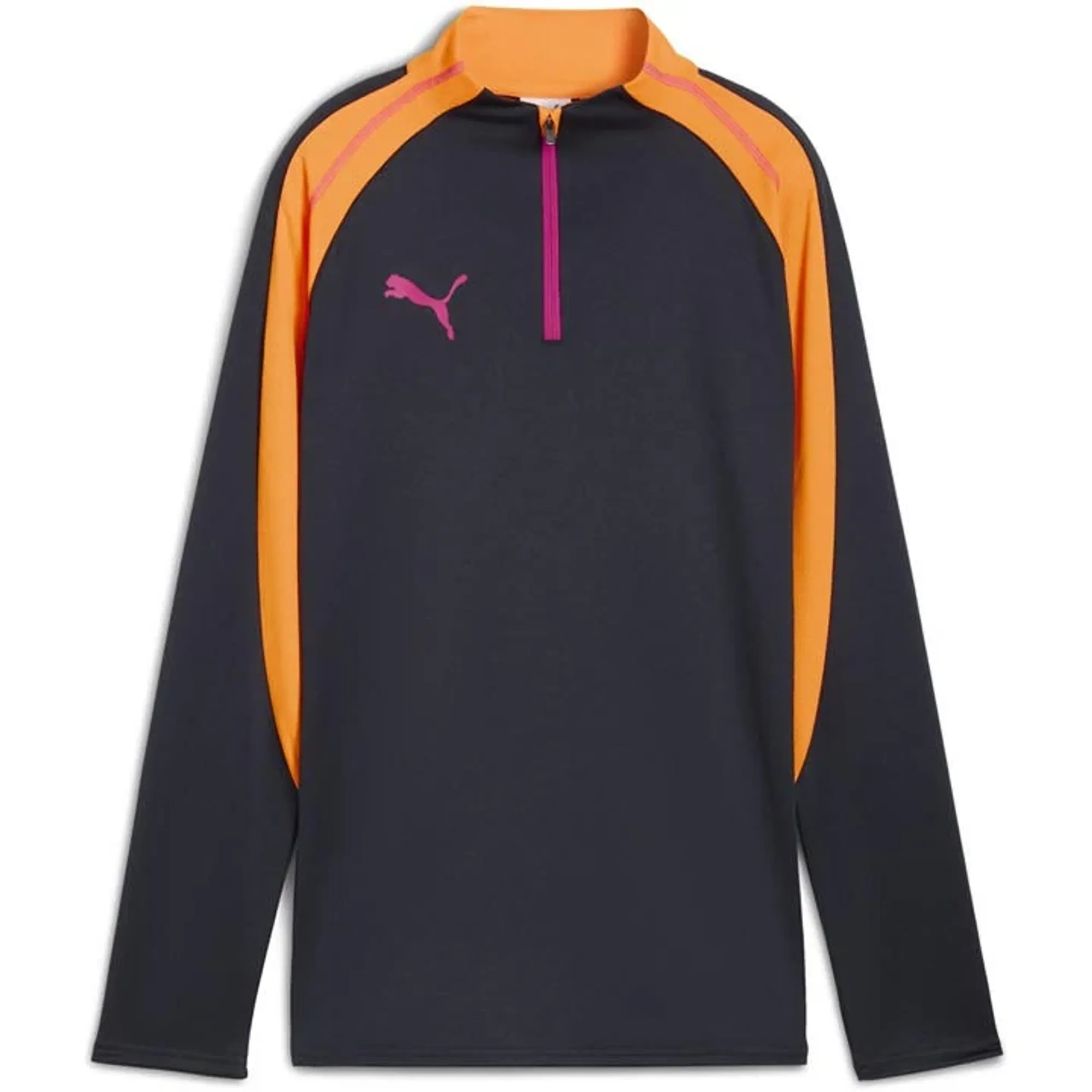 PUMA Individualblaze 1/4 Zip Football Top Shirt Women, Dark Blue, size Large