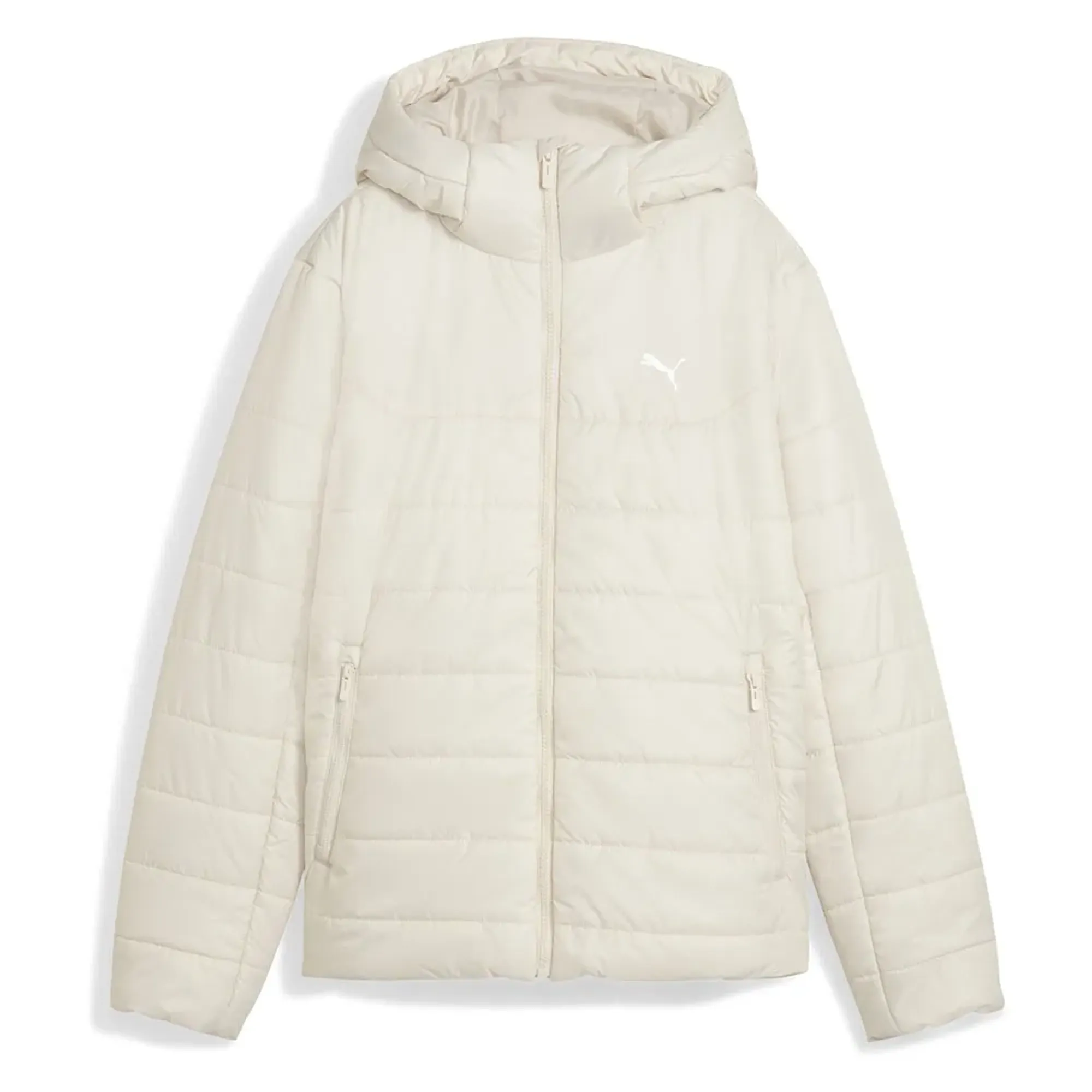 PUMA Essentials Hooded Padded Jacket Women, Alpine Snow, size Large