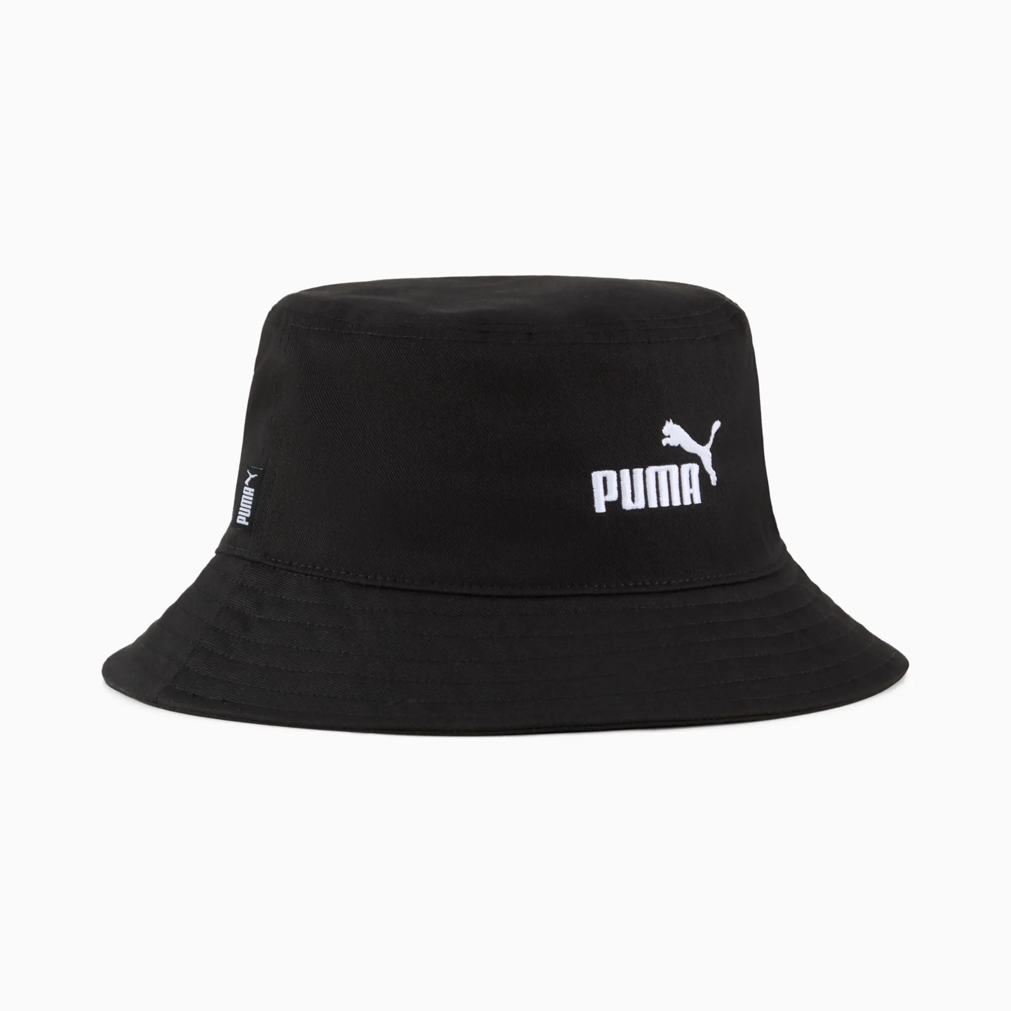 PUMA Essentials No.1 Logo Bucket Hat, Black, size Large