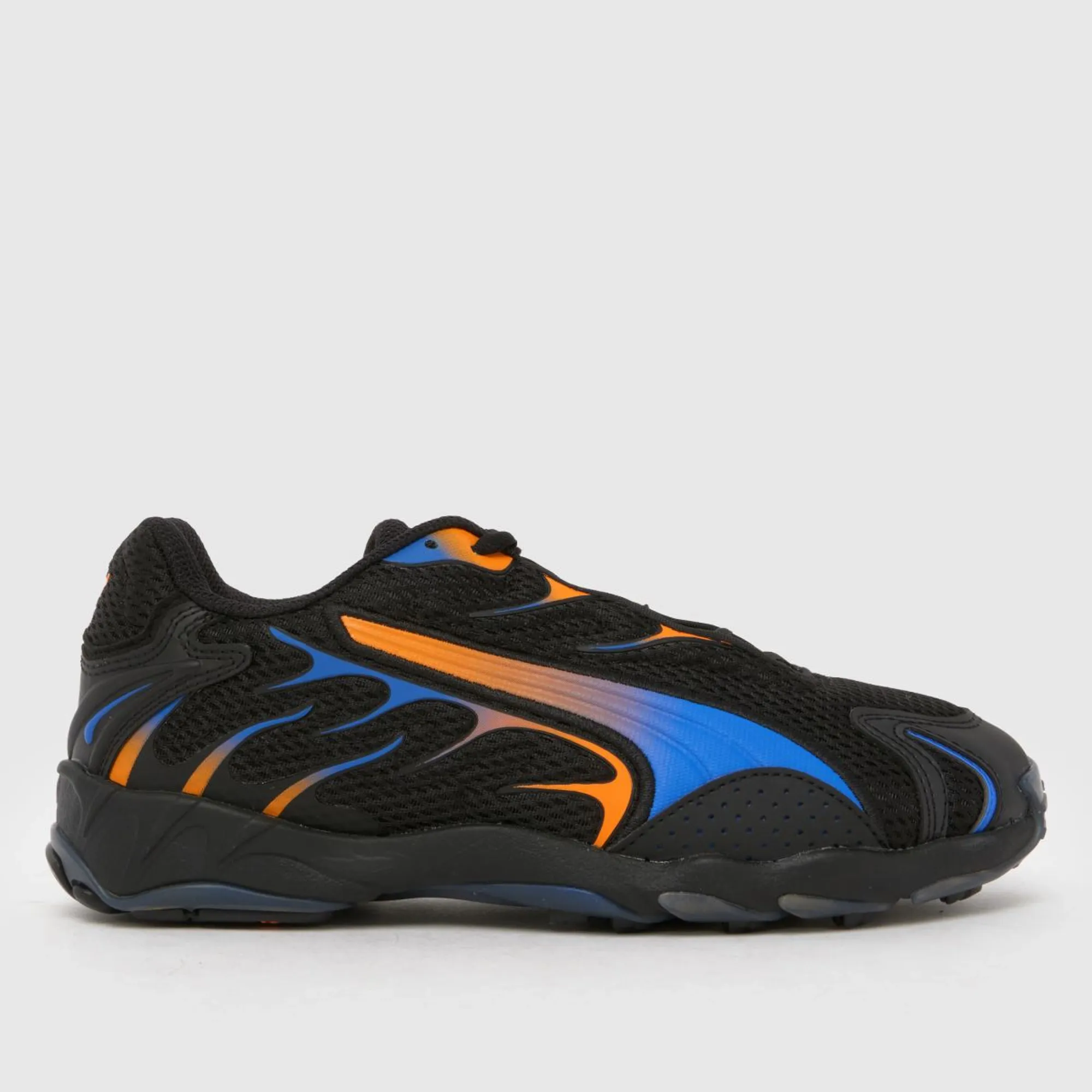 PUMA Inhale Sneakers Youth, Black/Orange Glo, size 3