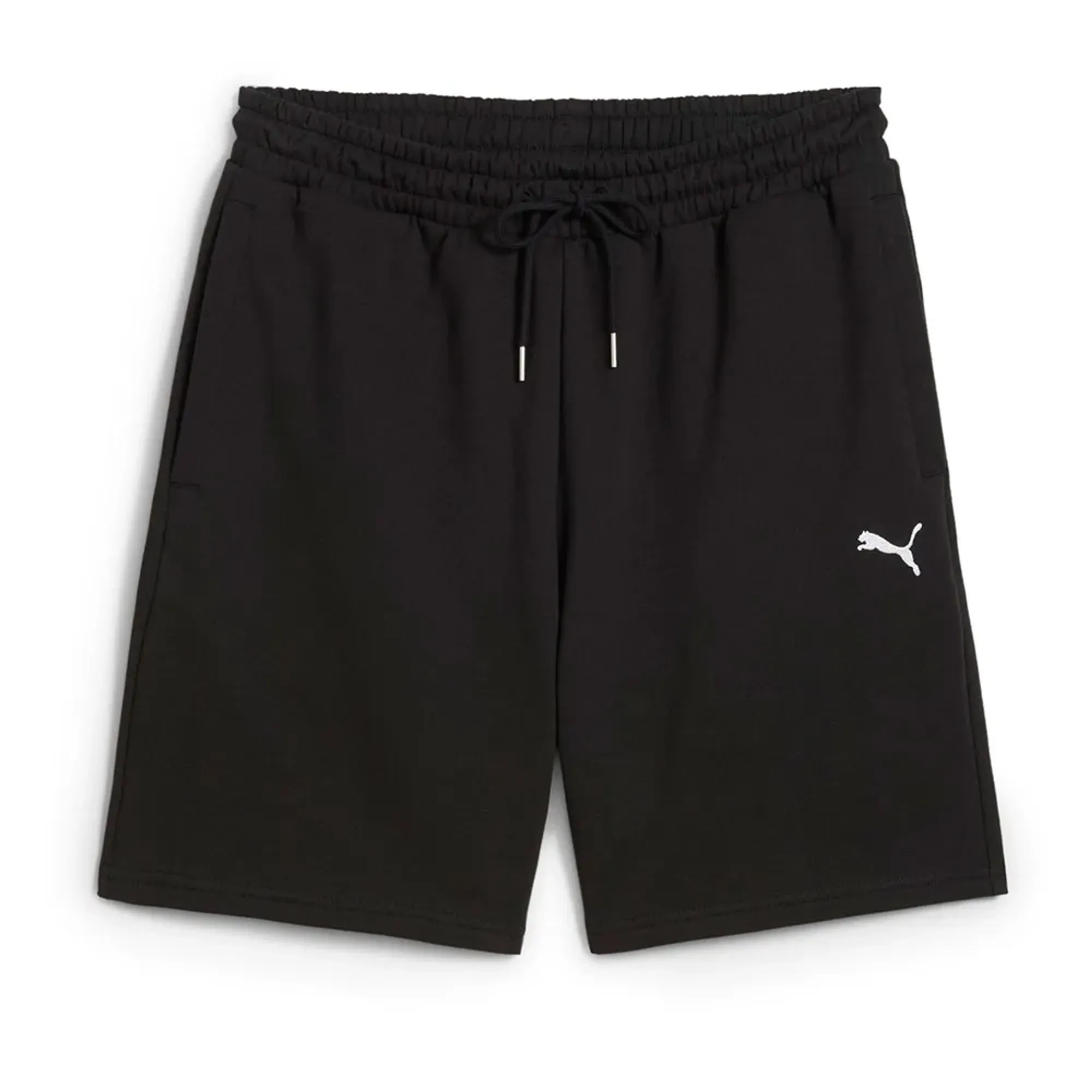 PUMA Wardrobe Ess Relaxed Shorts 7" Men, Black, size Large