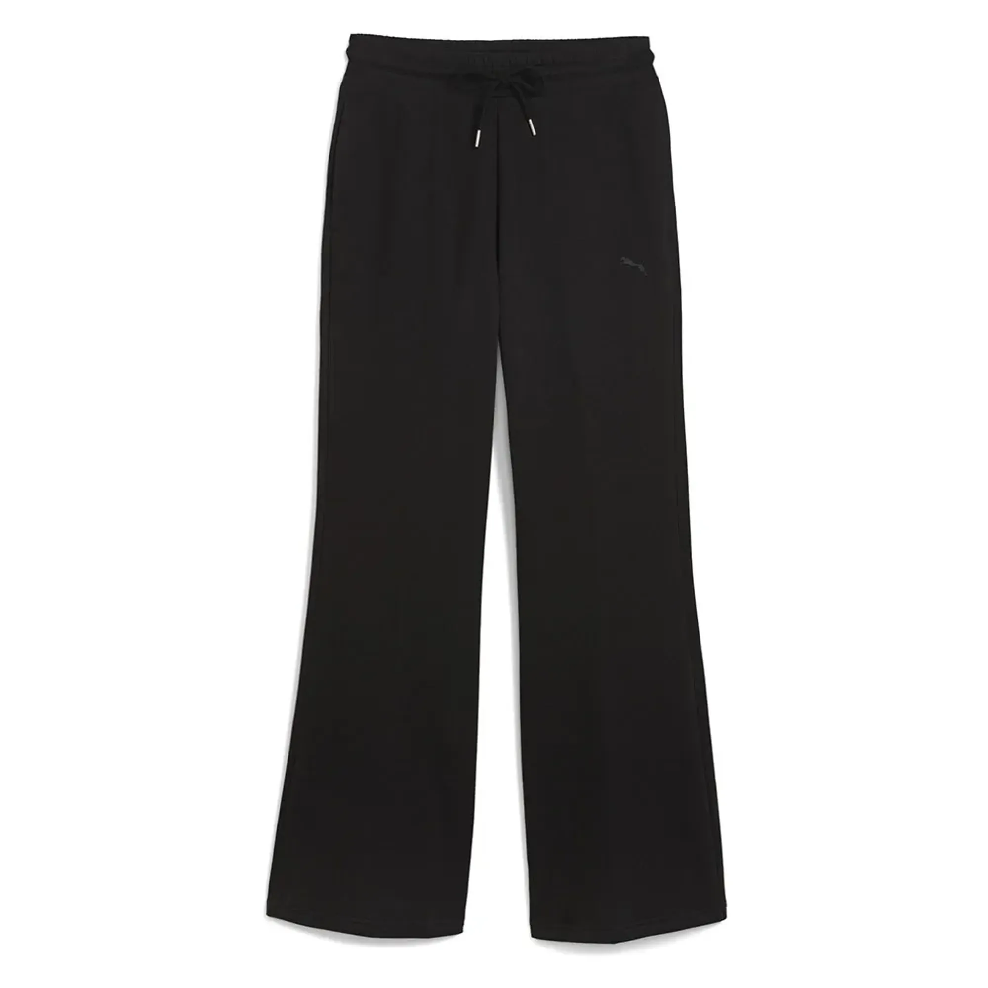 PUMA Her Comfort High-Waist Straight Pants Women, Black, size Large