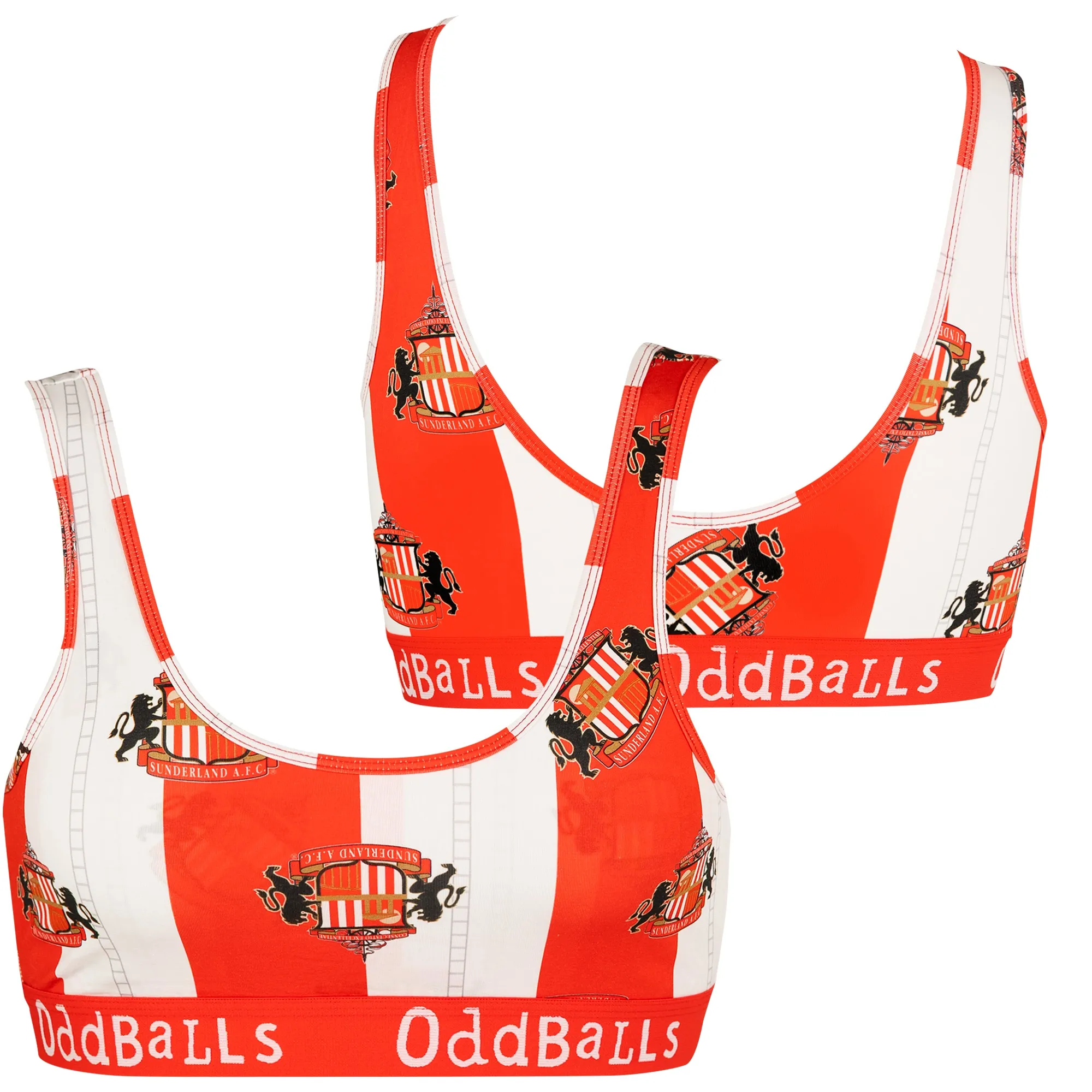 Sunderland Oddballs Home Bra - Red/White - Womens