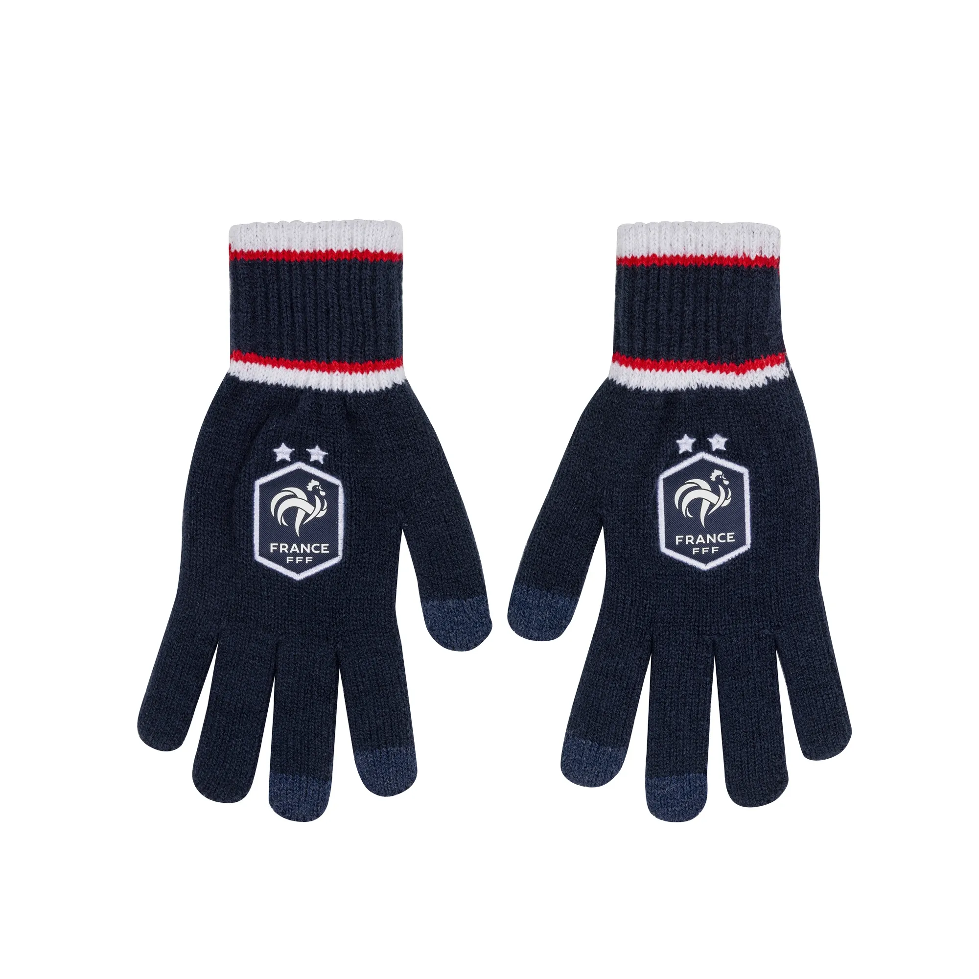France Fan Gloves - Navy - Kids