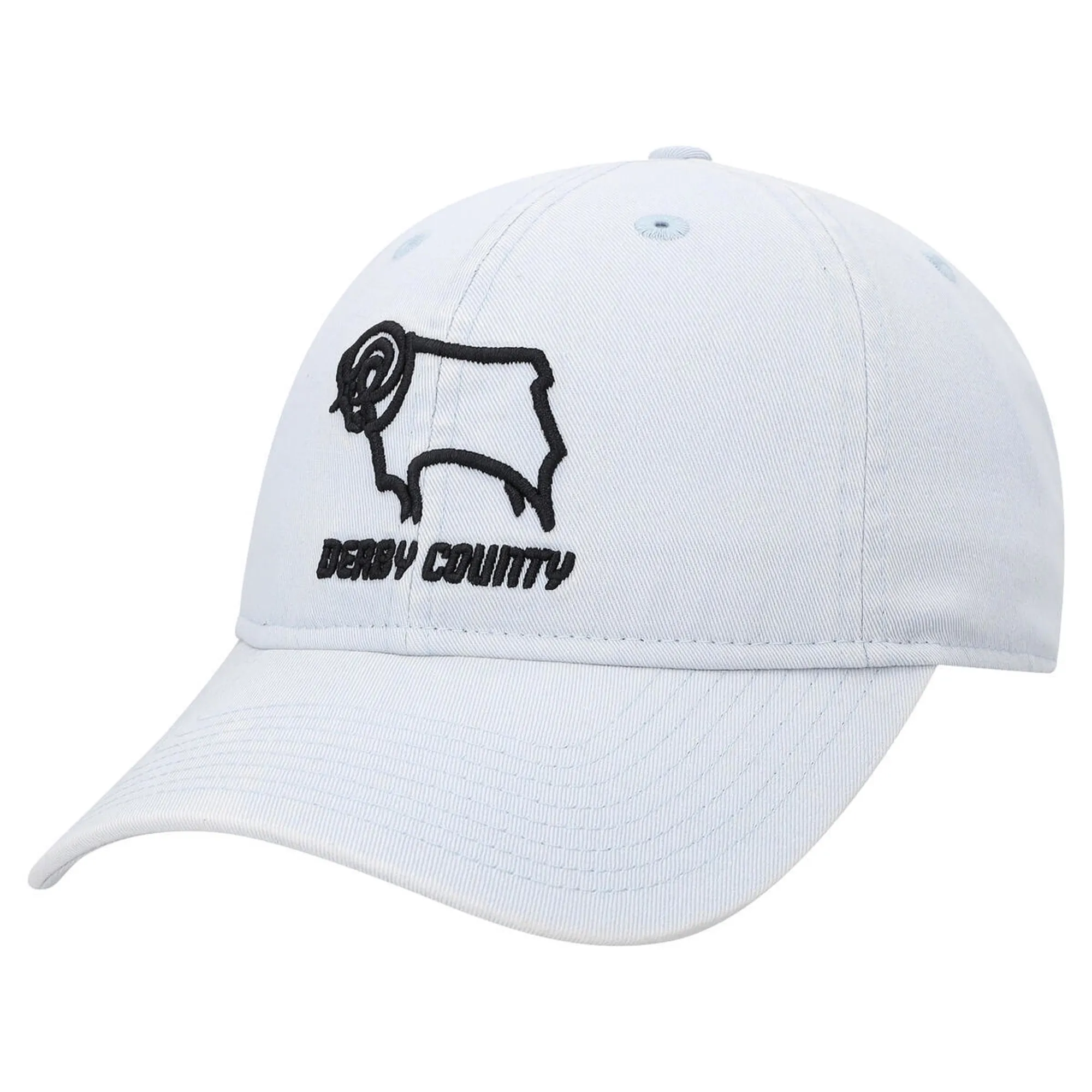 Derby County Heritage Heavy Wash Cap - Grey - Unisex