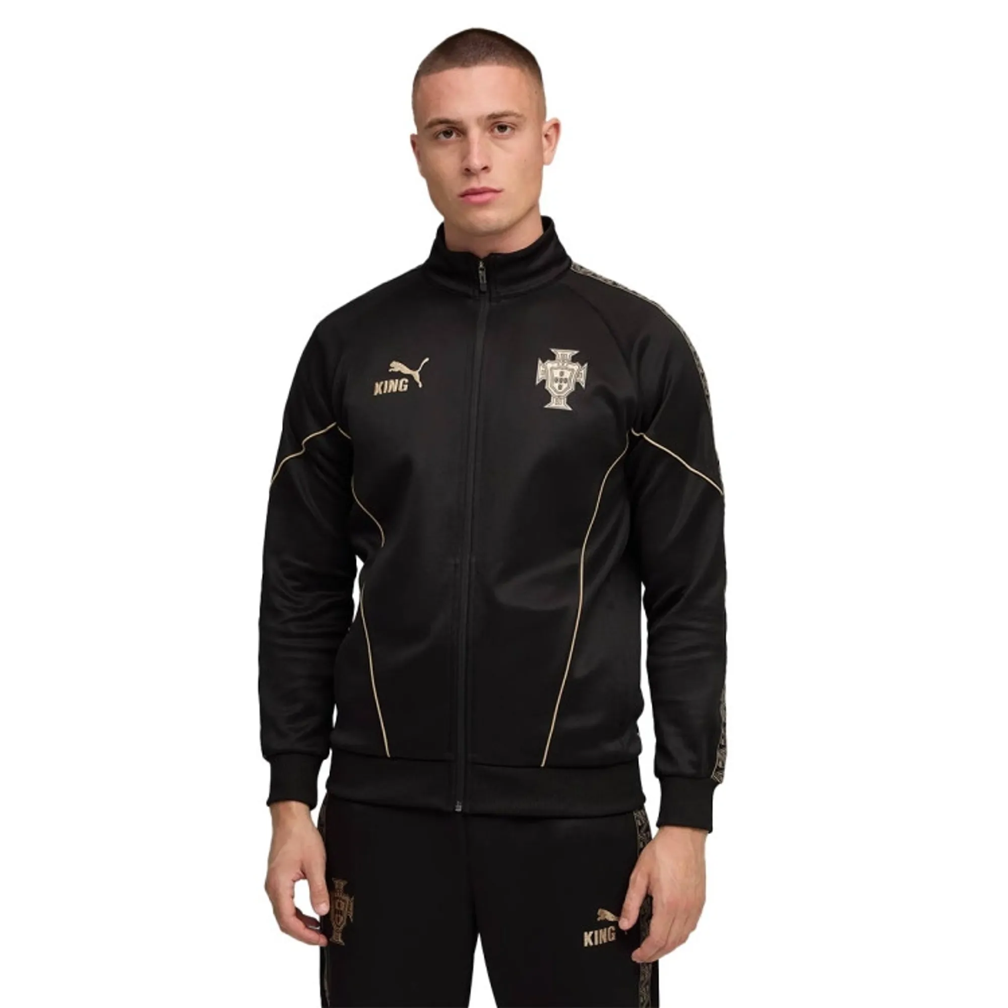 Portugal PUMA Special Edition KING Anthem Jacket - Black