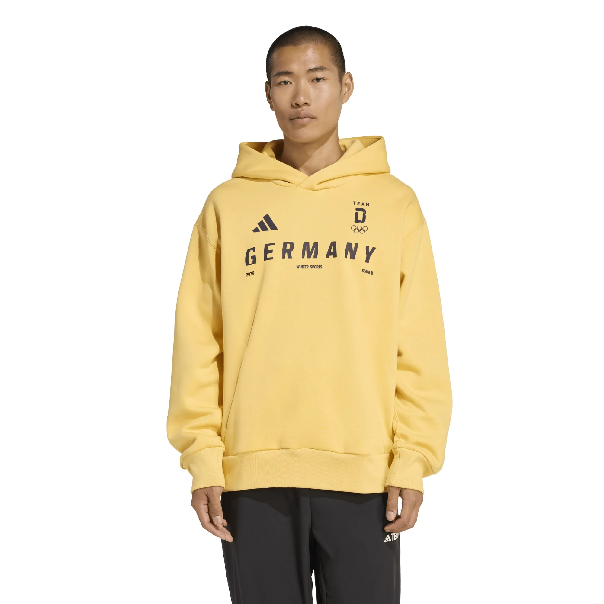 Team D adidas Graphic Hoodie - Yellow