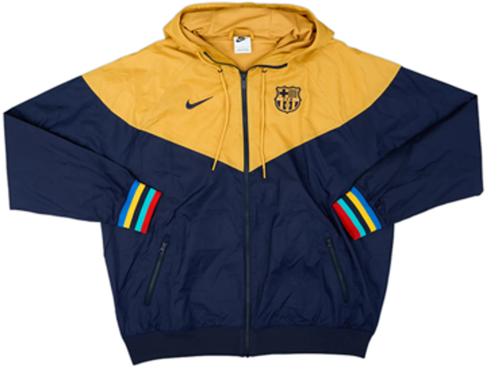 2022-23 Barcelona Nike Hooded Rain Jacket - 10/10 - (L)