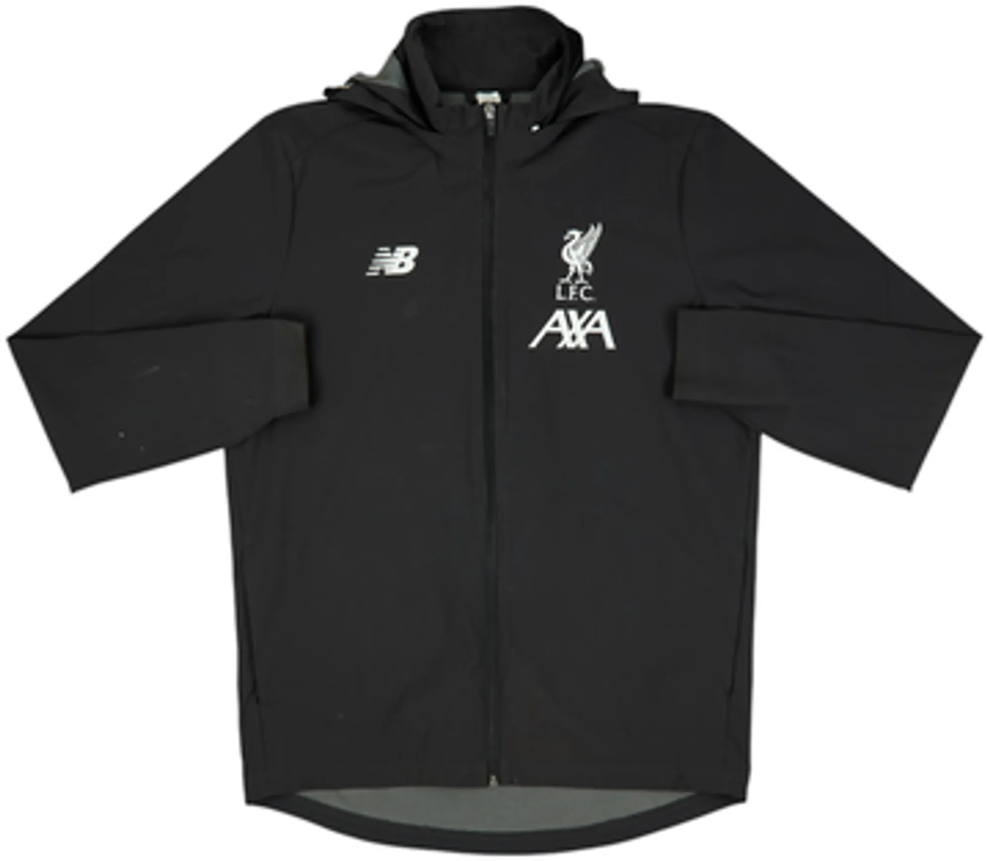 2019-20 Liverpool New Balance Hooded Rain Jacket - 7/10 - (L)