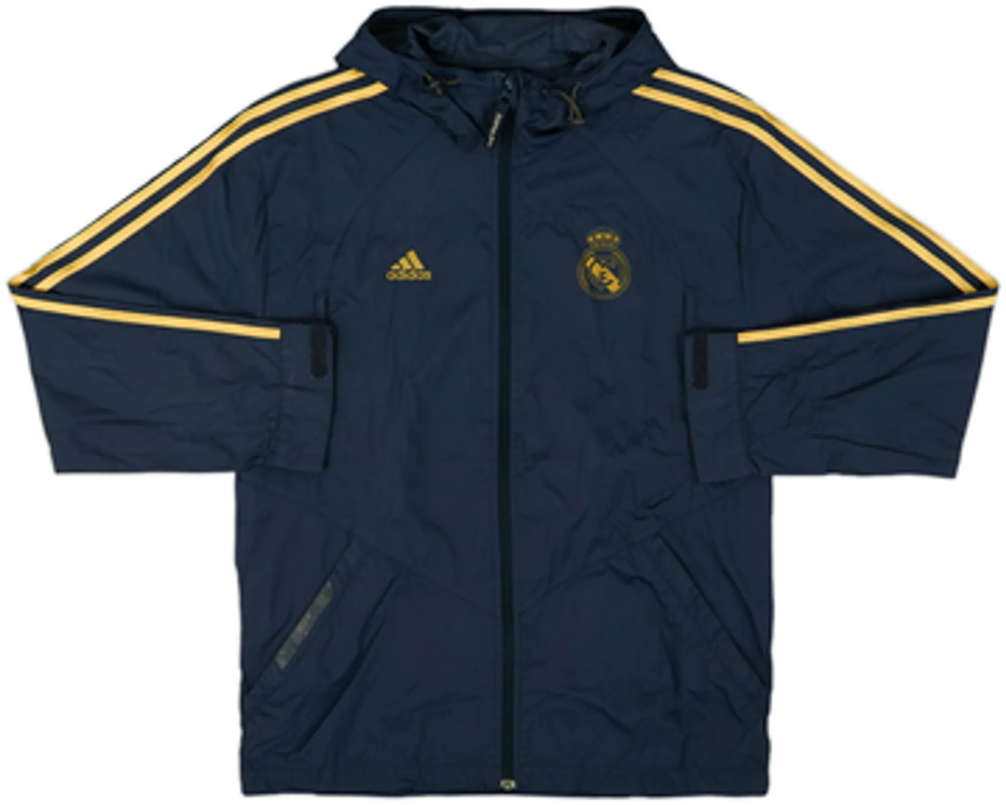 2009-10 Real Madrid adidas Hooded Rain Jacket - 7/10 - (M)