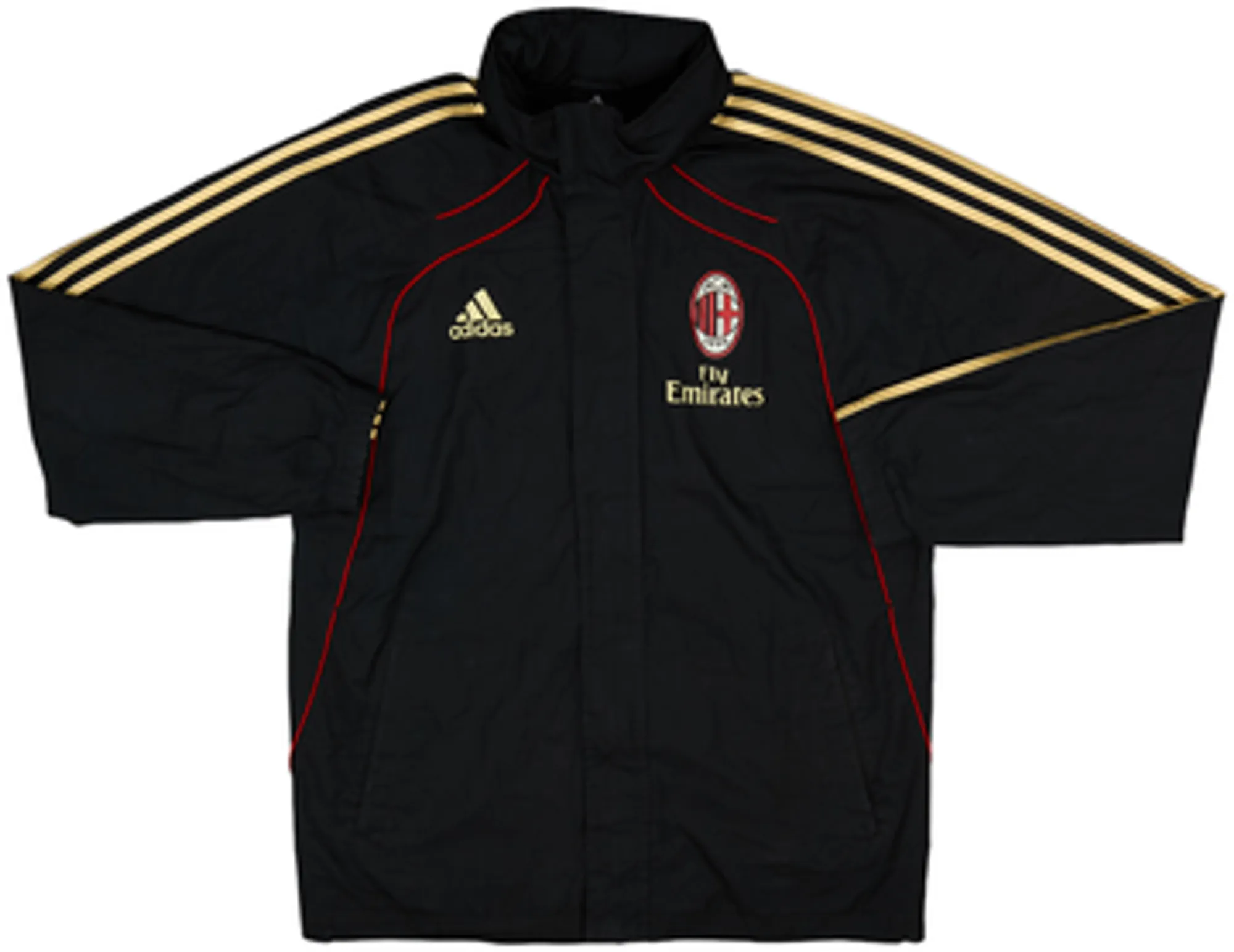 2010-11 AC Milan adidas Track Jacket - 7/10 - (S)