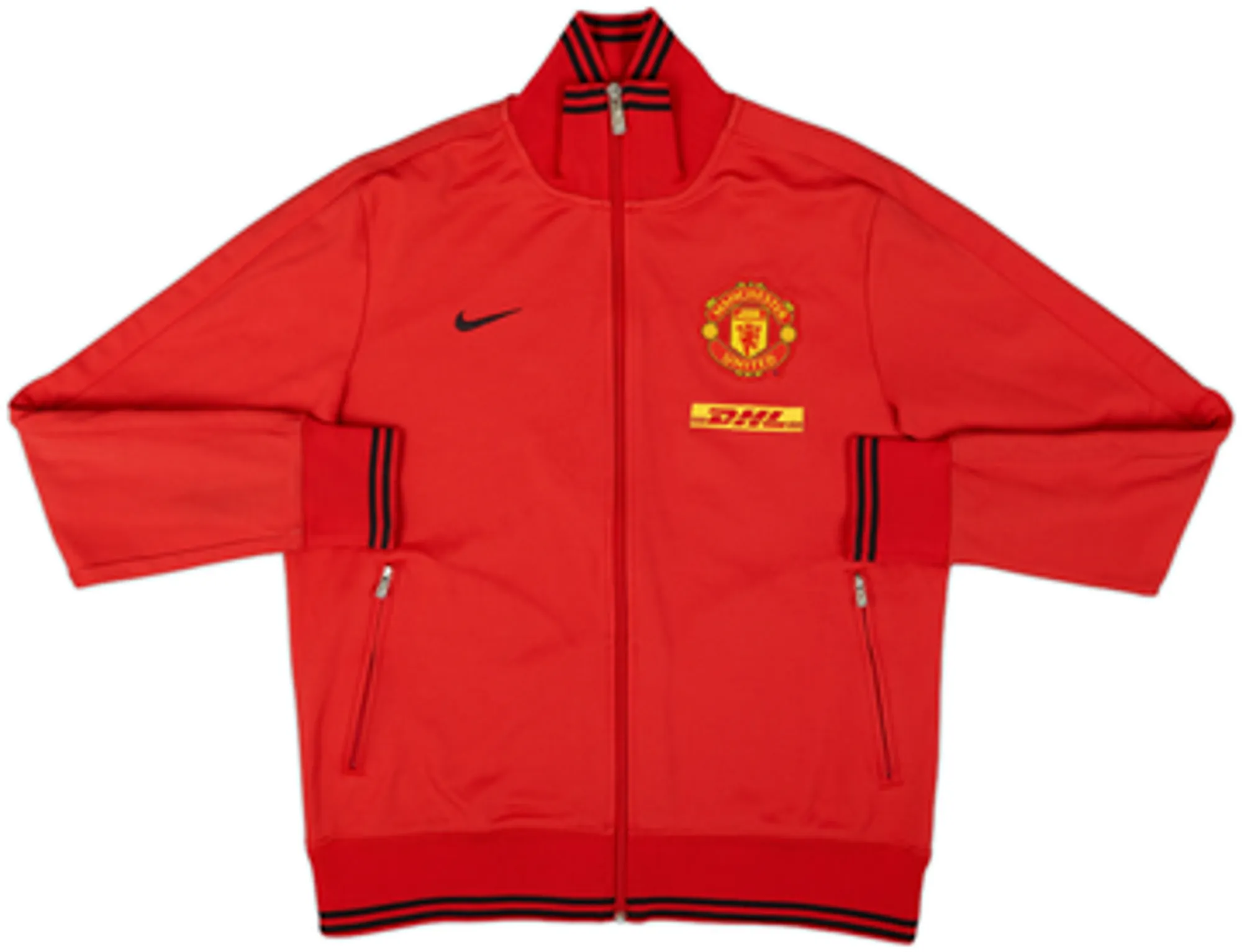 2013-14 Manchester United Nike Track Jacket - 8/10 - (XL)