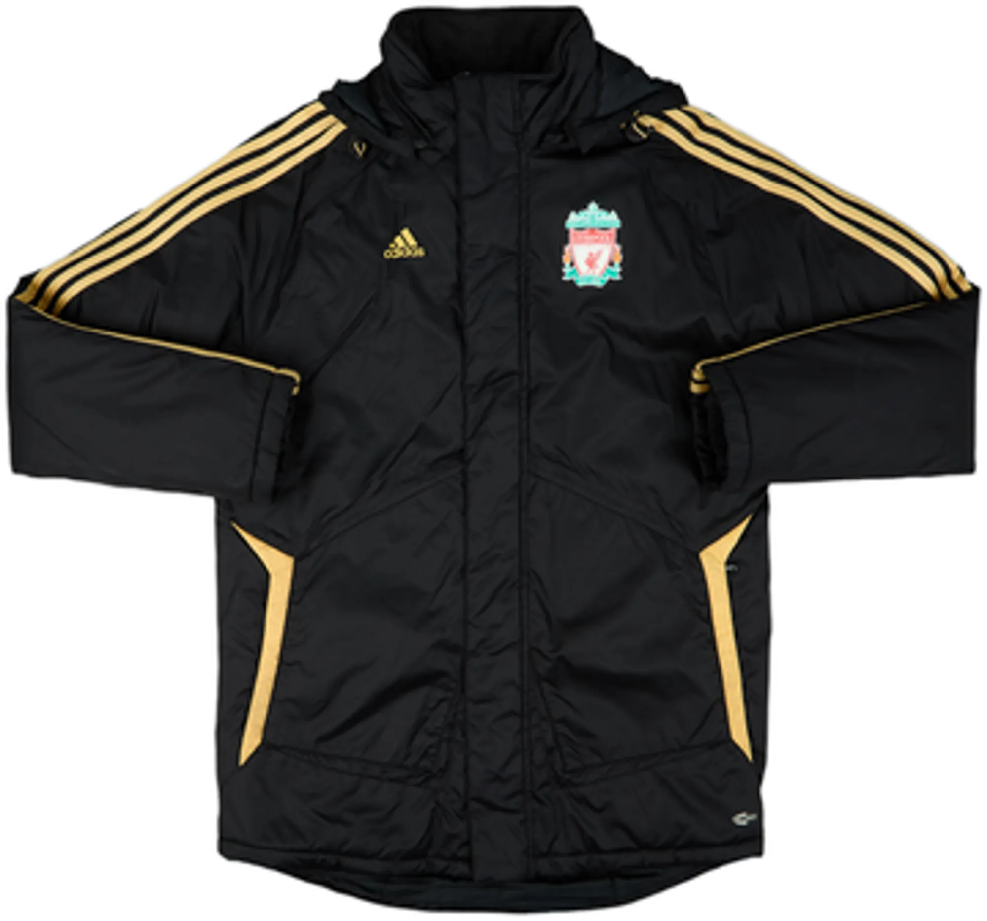 2008-09 Liverpool adidas Padded Bench Coat - 6/10 - (S)