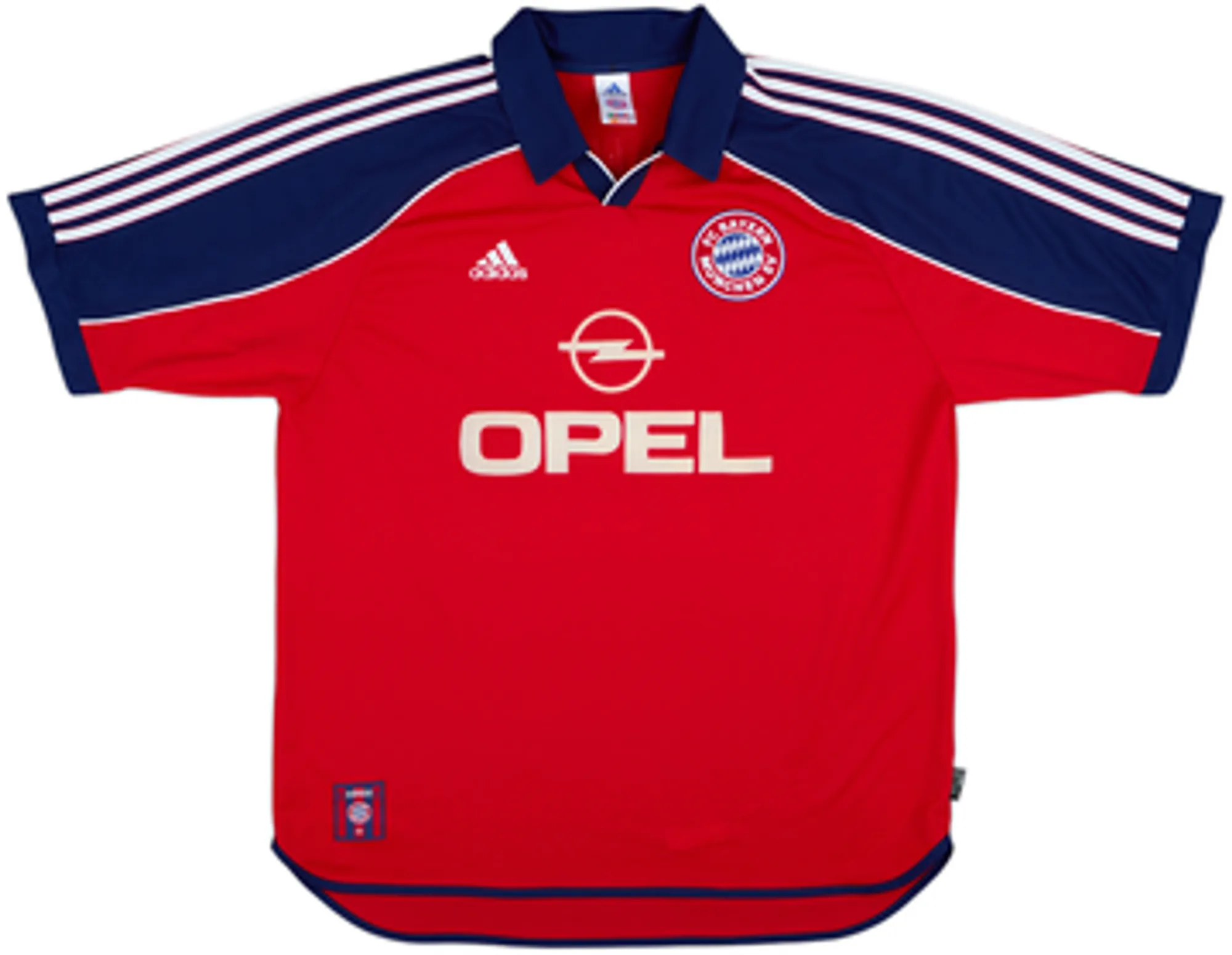 adidas Bayern Munich Mens SS Home Shirt 1999/01