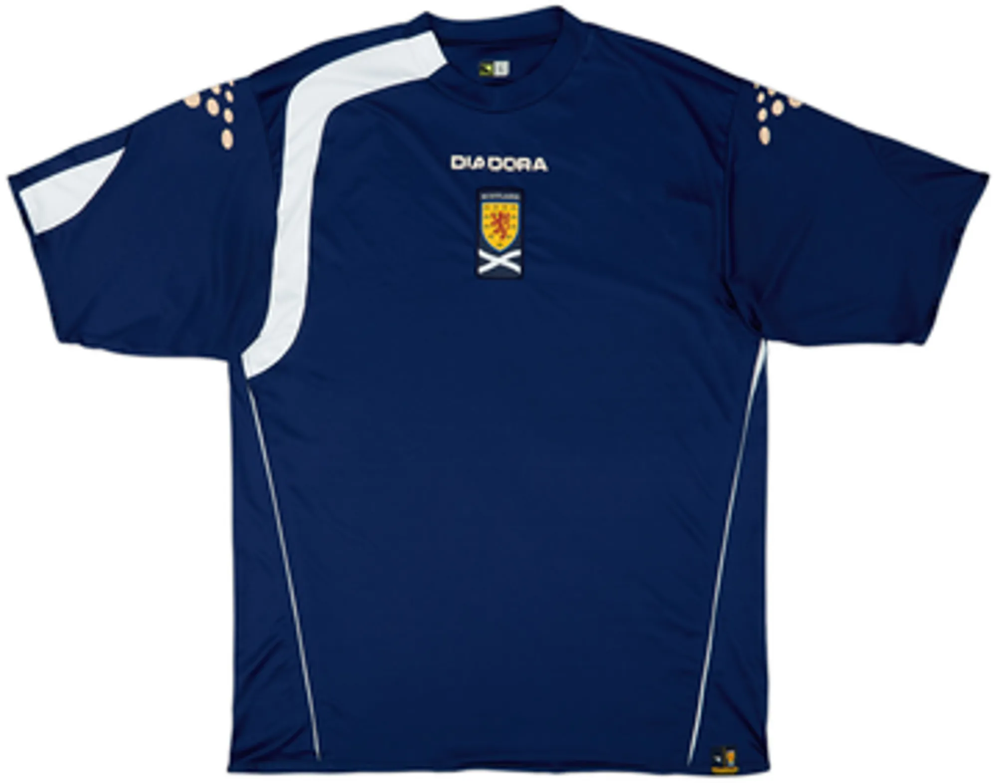 Diadora Scotland Mens SS Home Shirt 2005