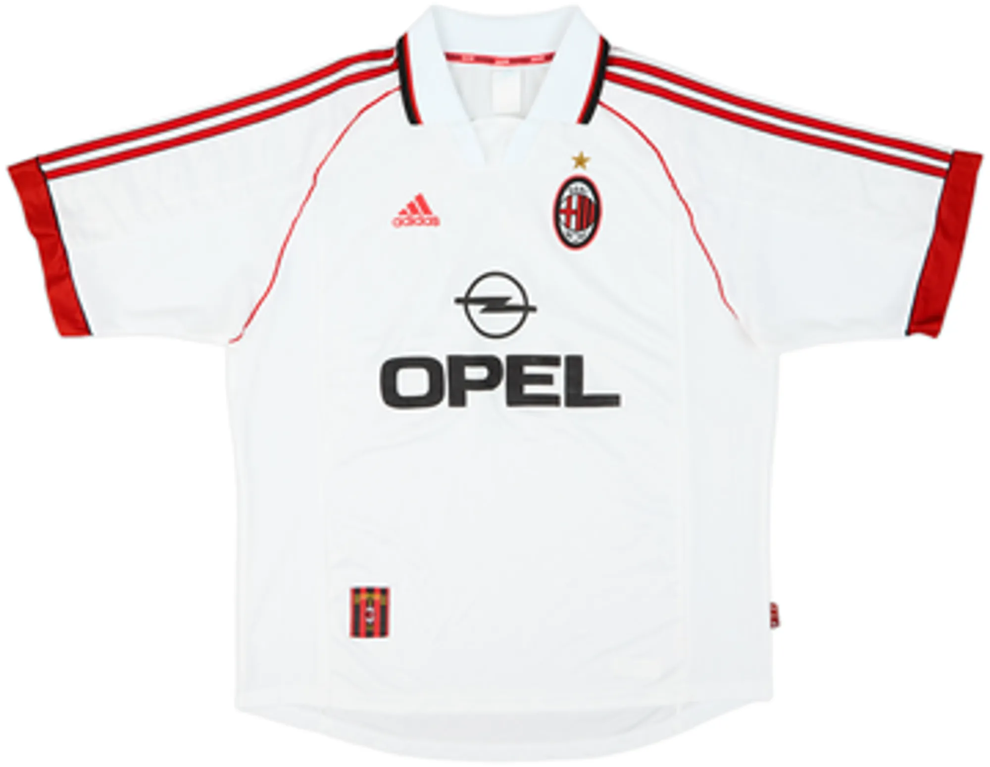 adidas AC Milan Mens SS Away Shirt 1998/99