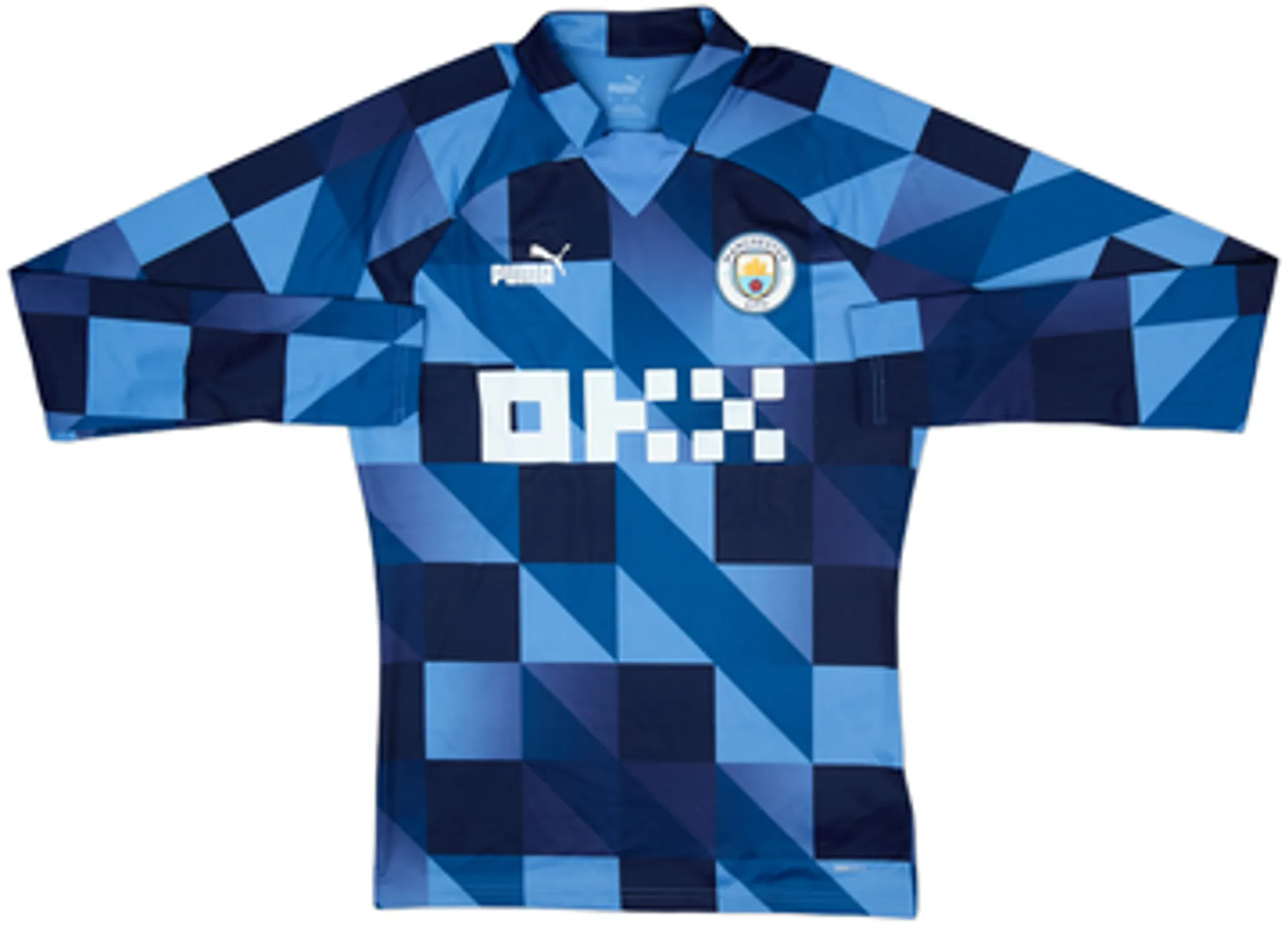 Puma Manchester City Mens SS Pre-Match Home Shirt 2022/23