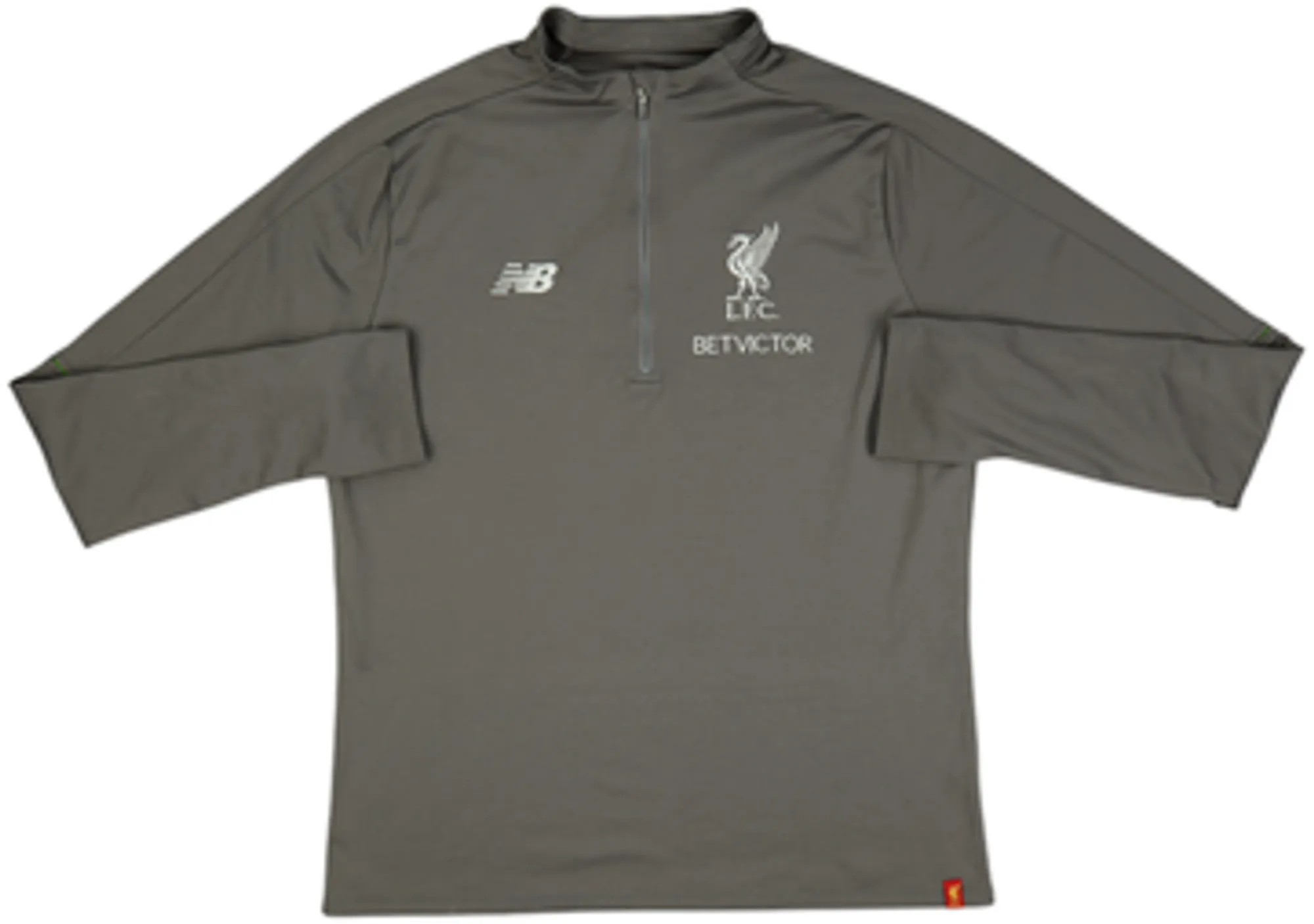 2016-17 Liverpool New Balance 1/4 Zip Drill Top - 8/10 - (L)