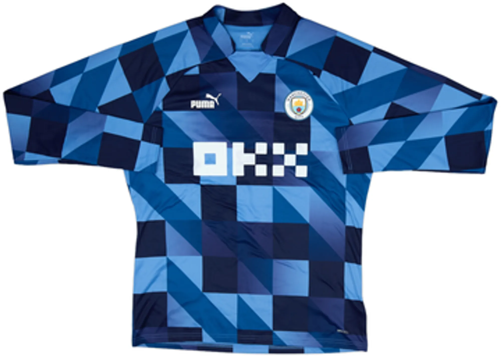 Puma Manchester City Mens SS Pre-Match Home Shirt 2022/23