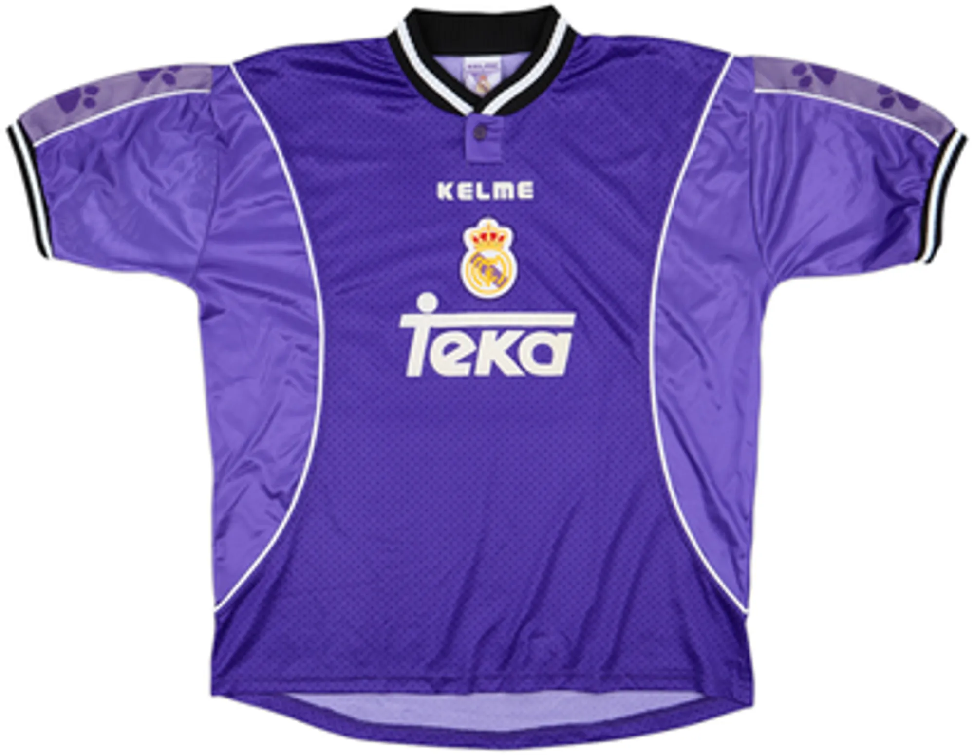 Kelme Real Madrid Mens SS Away Shirt 1997/98