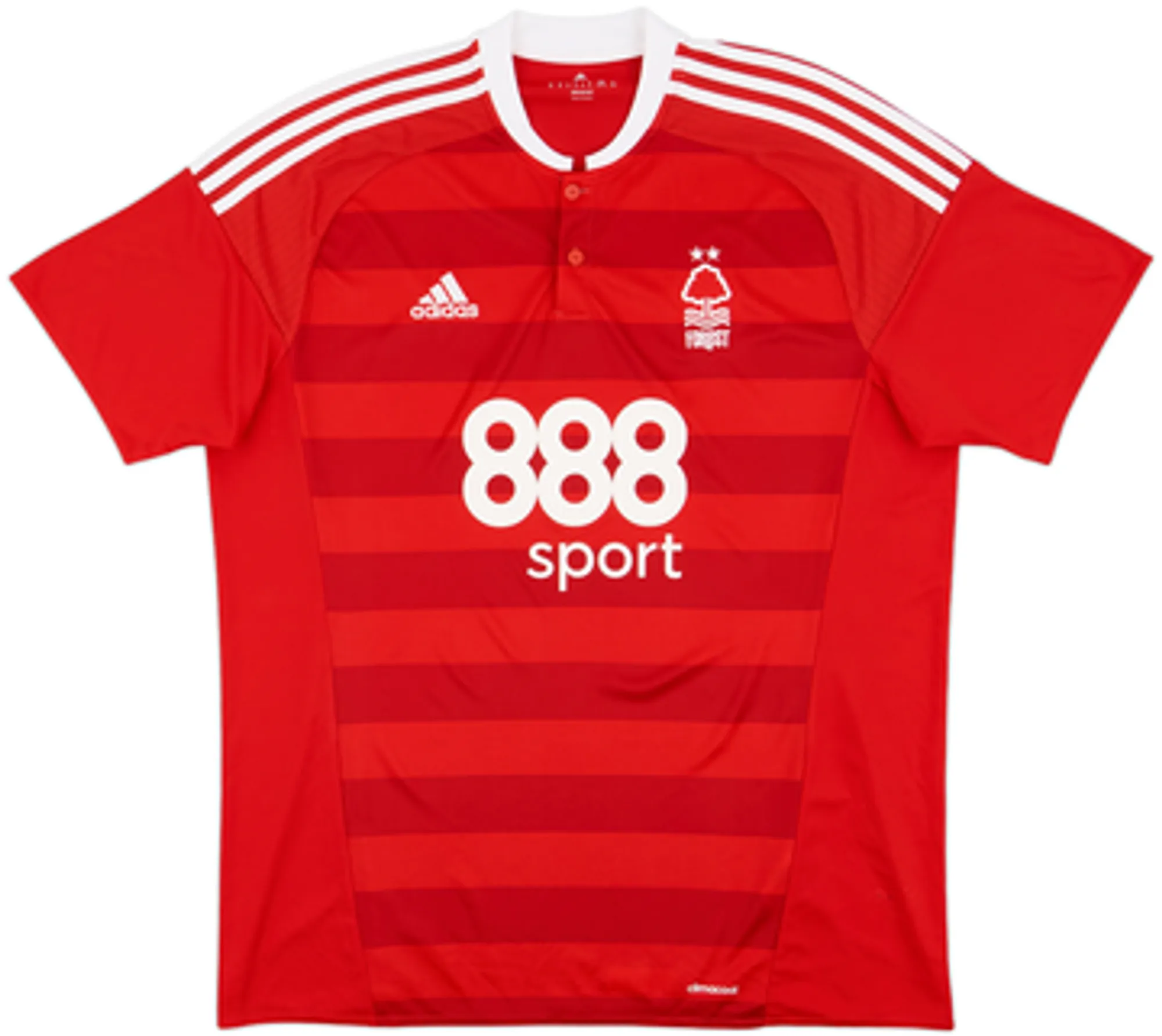 adidas Nottingham Forest Mens SS Home Shirt 2016/17