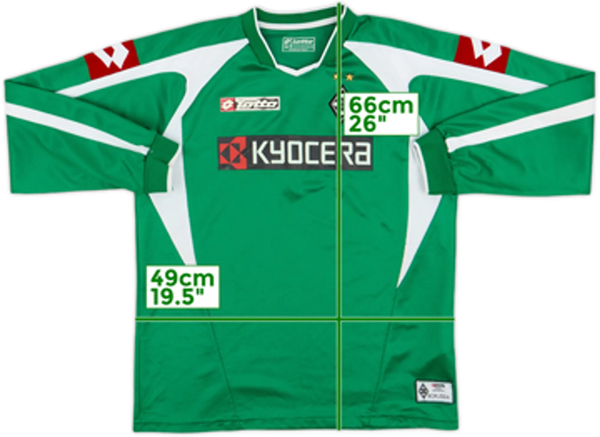 Lotto Borussia Monchengladbach Boys LS Third Shirt 2005/06