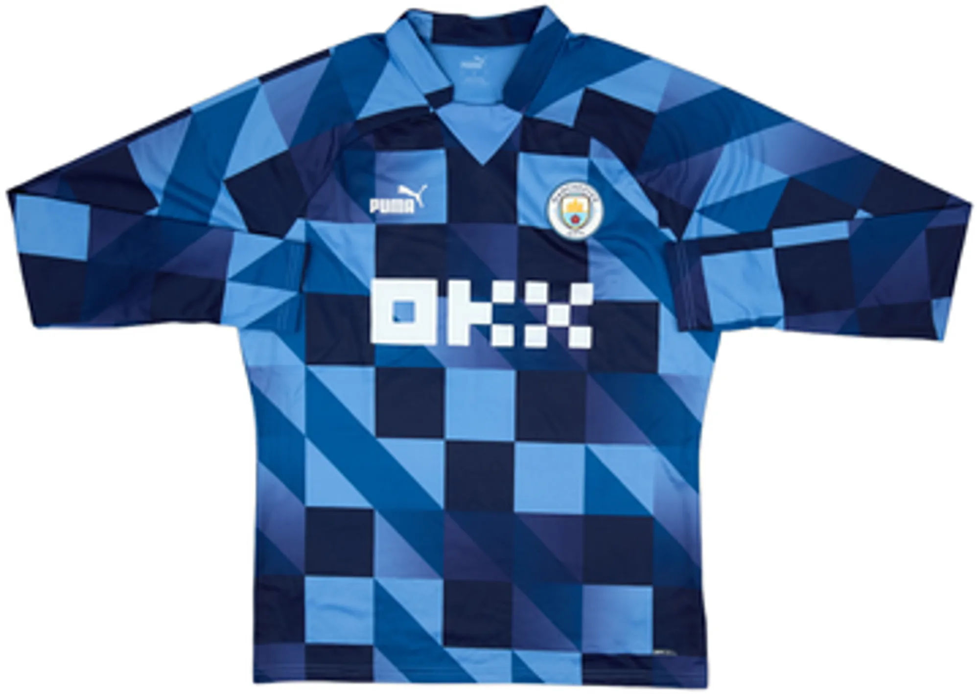 Puma Manchester City Mens SS Pre-Match Home Shirt 2022/23