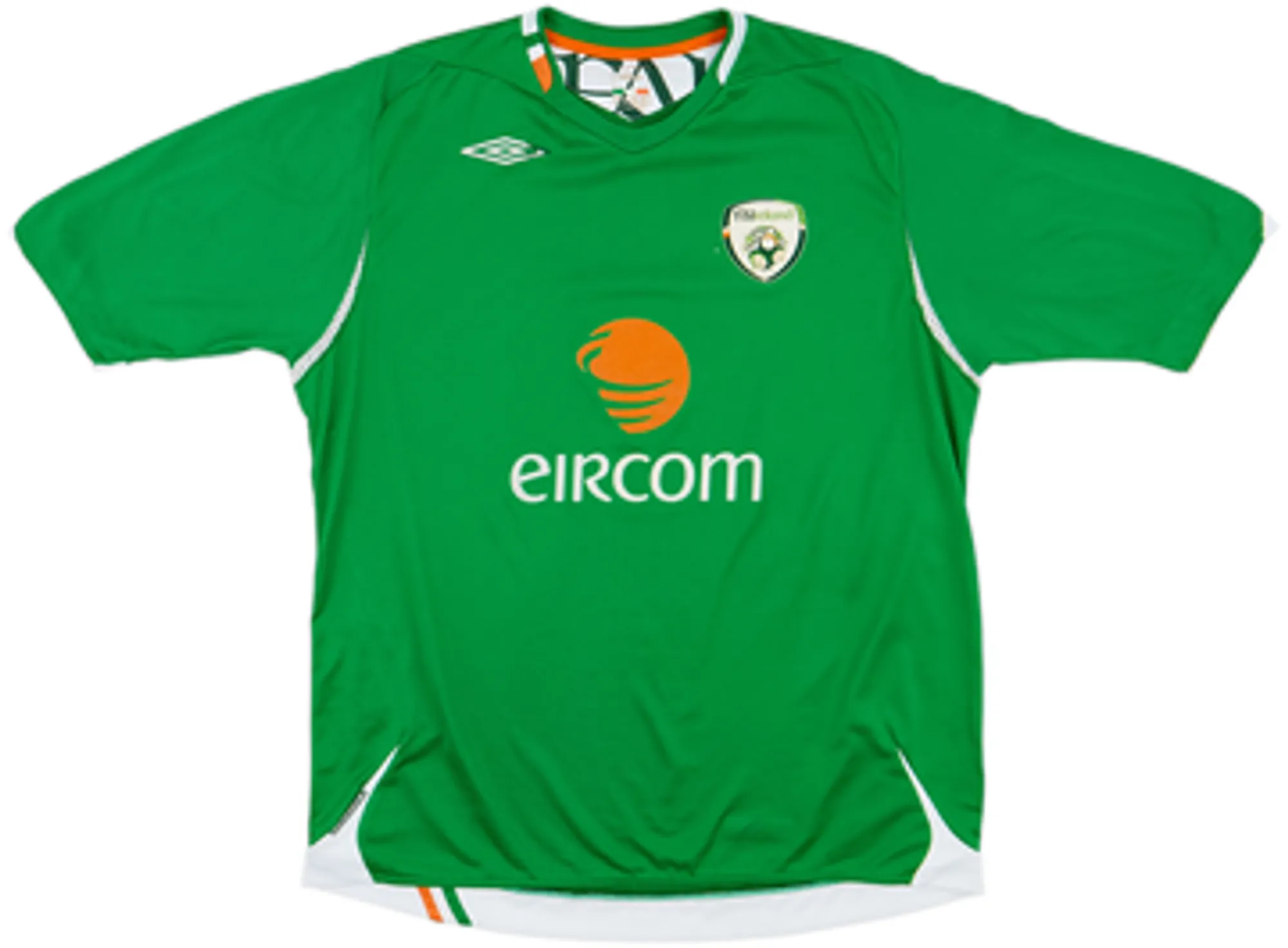 Umbro Republic of Ireland Mens SS Home Shirt 2008