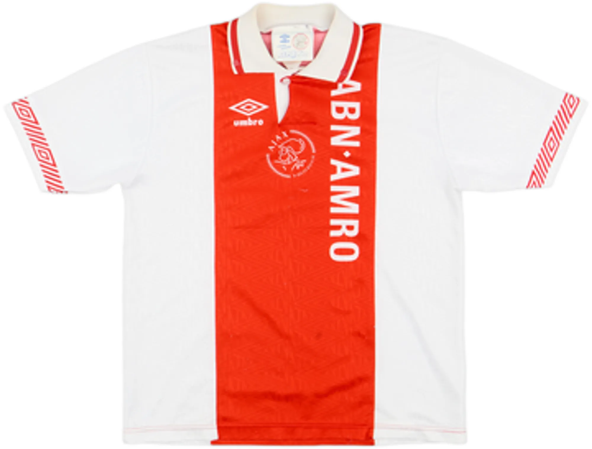Umbro Ajax Mens SS Home Shirt 1991/93