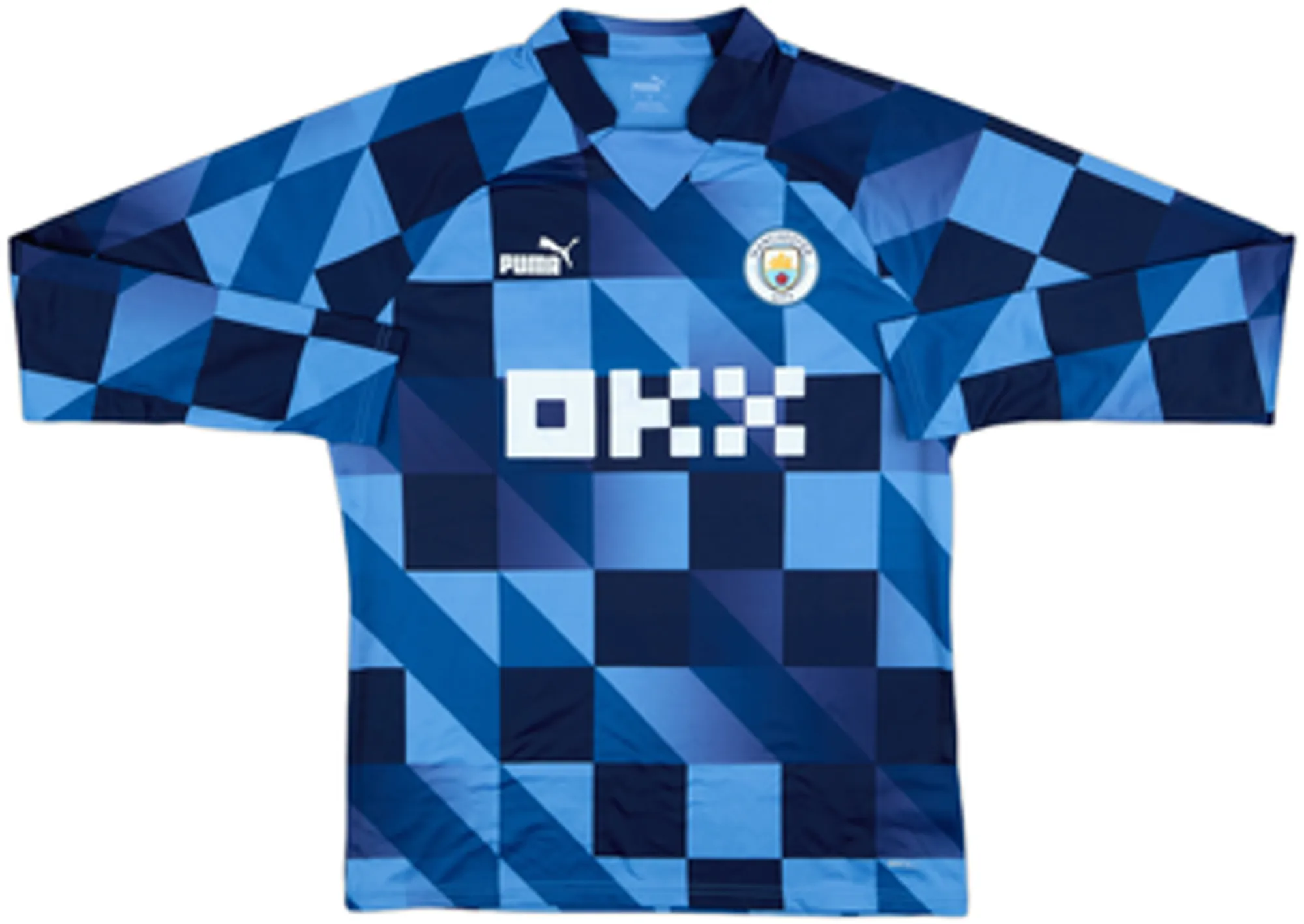 Puma Manchester City Mens SS Pre-Match Home Shirt 2022/23